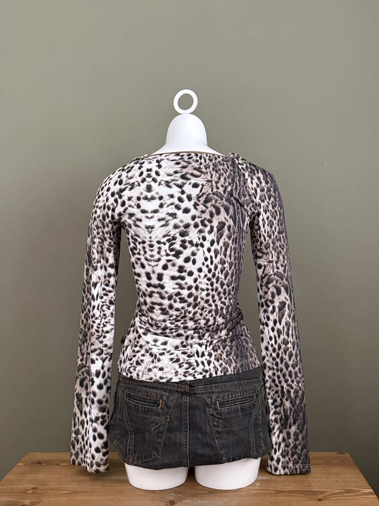 Leopard Cavalli Longsleeve (S)