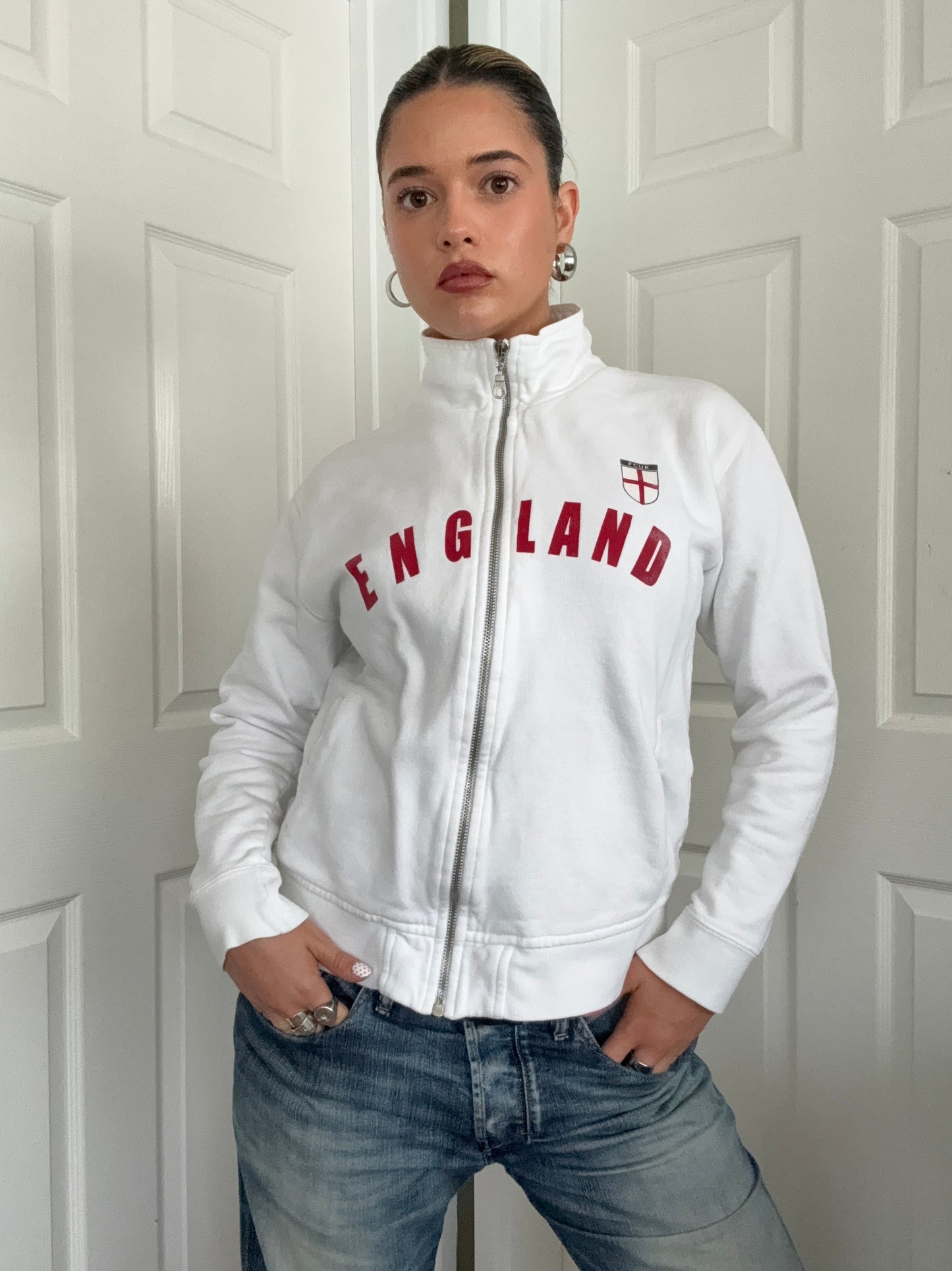French Connection England Zip Jumper (M)