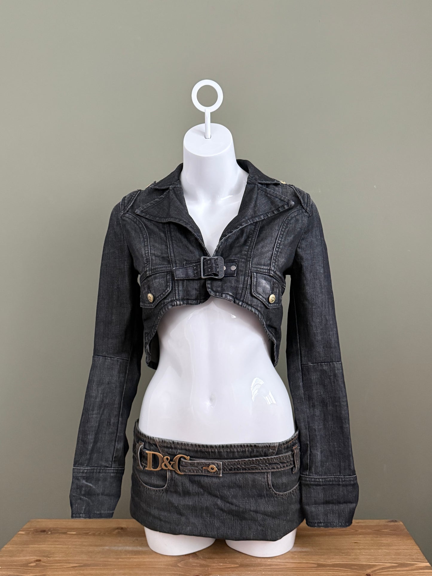 Tommy Hilfiger Cropped Denim Jacket (S)