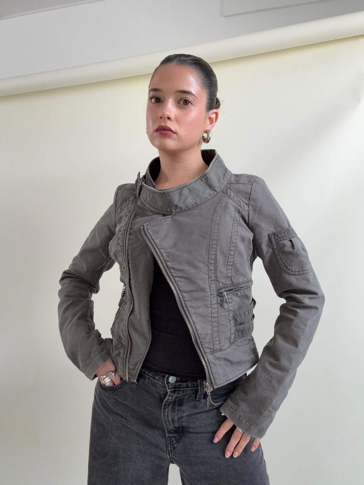 Diesel Cropped Utility Jacket (M)