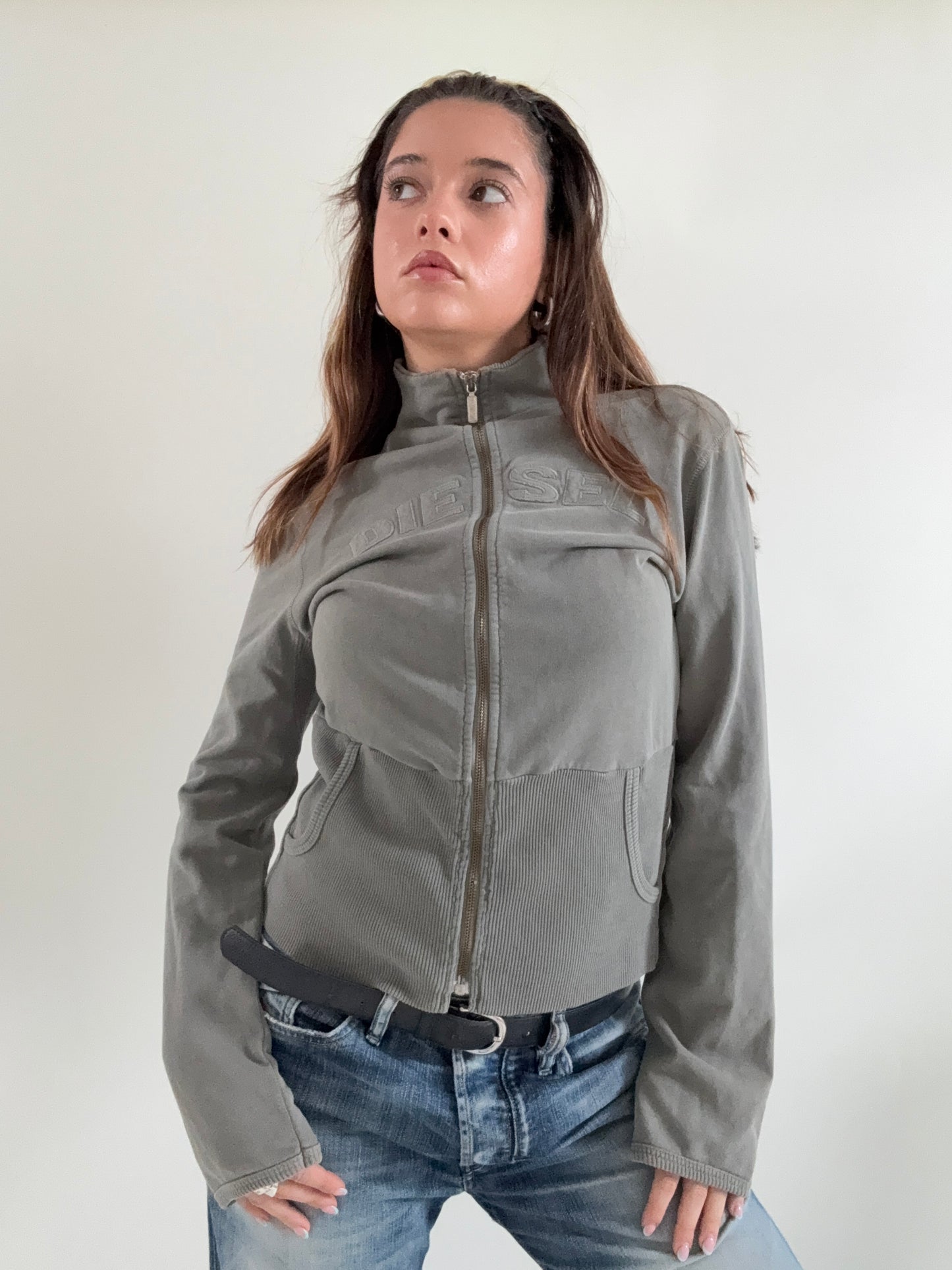 Deadstock Diesel Zip Jumper (L)