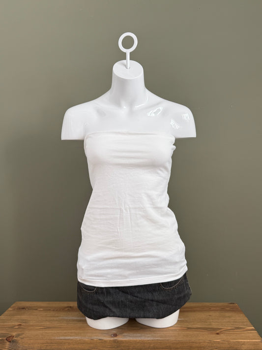 White Bandeau Top (UK10)