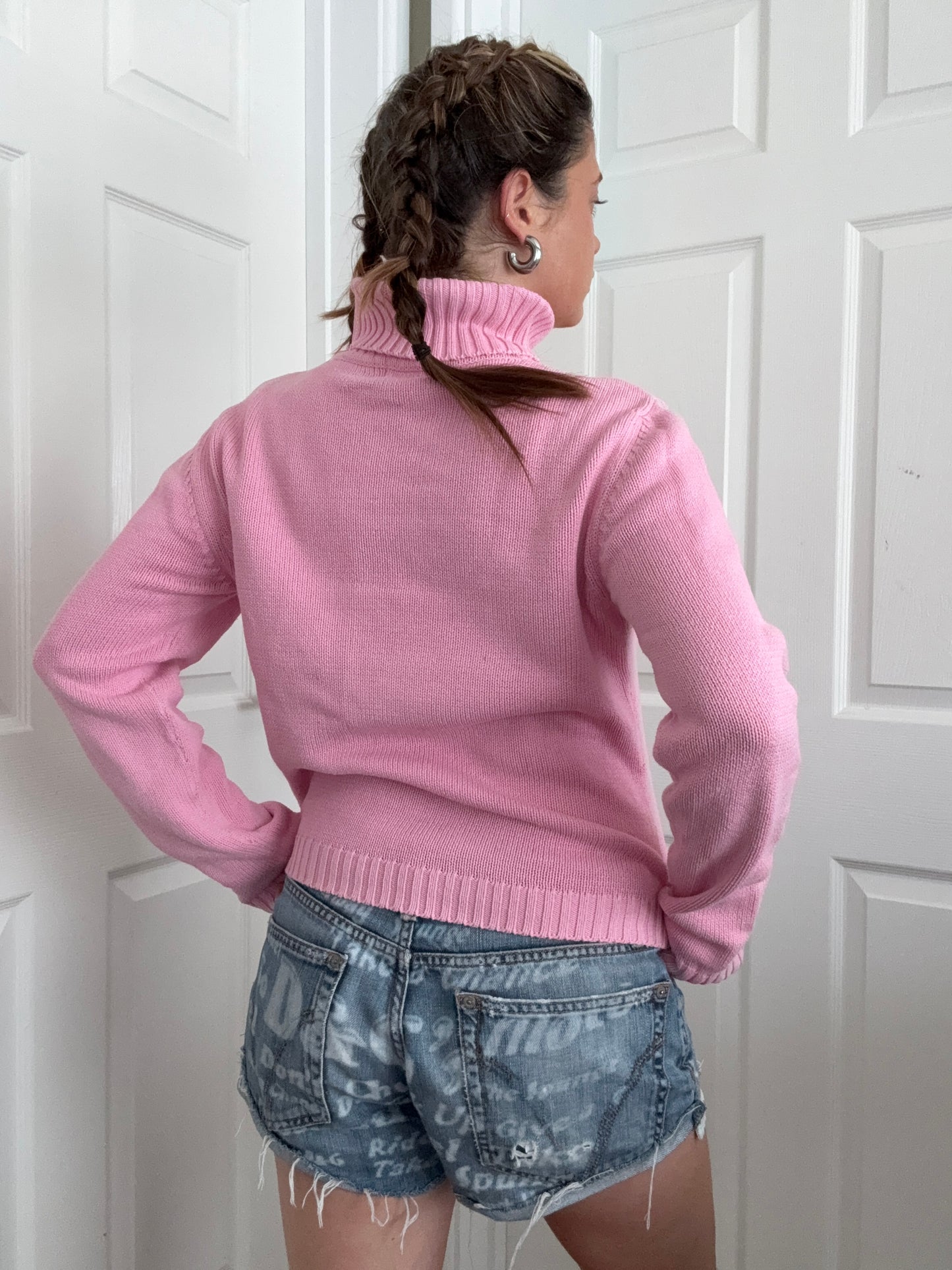 Thomas Burberry Pink Knit Jumper (L)
