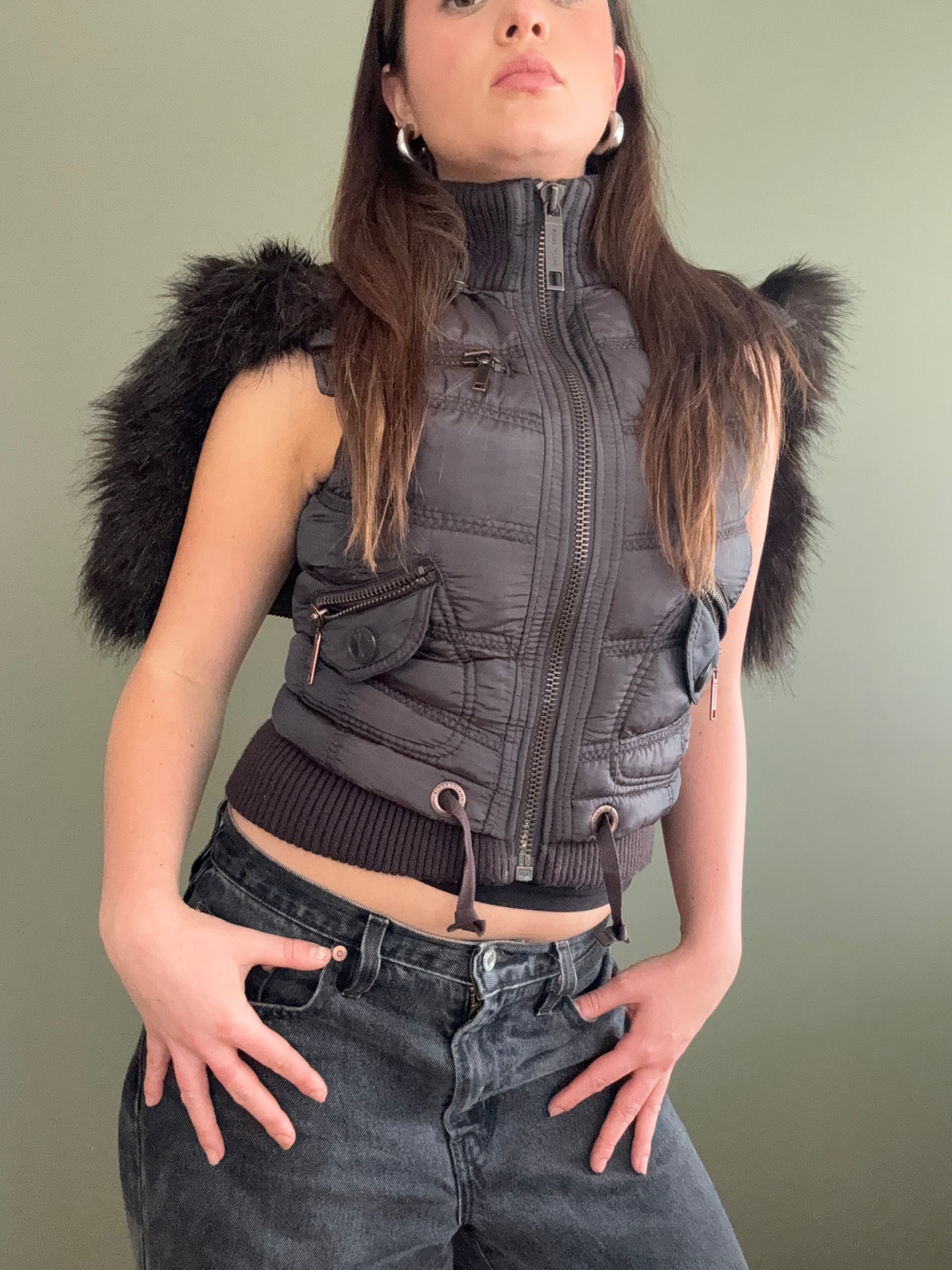 2000s Puffer Gilet (UK8)