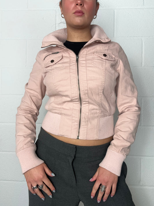 Jane Norman Pink Bomber Jacket