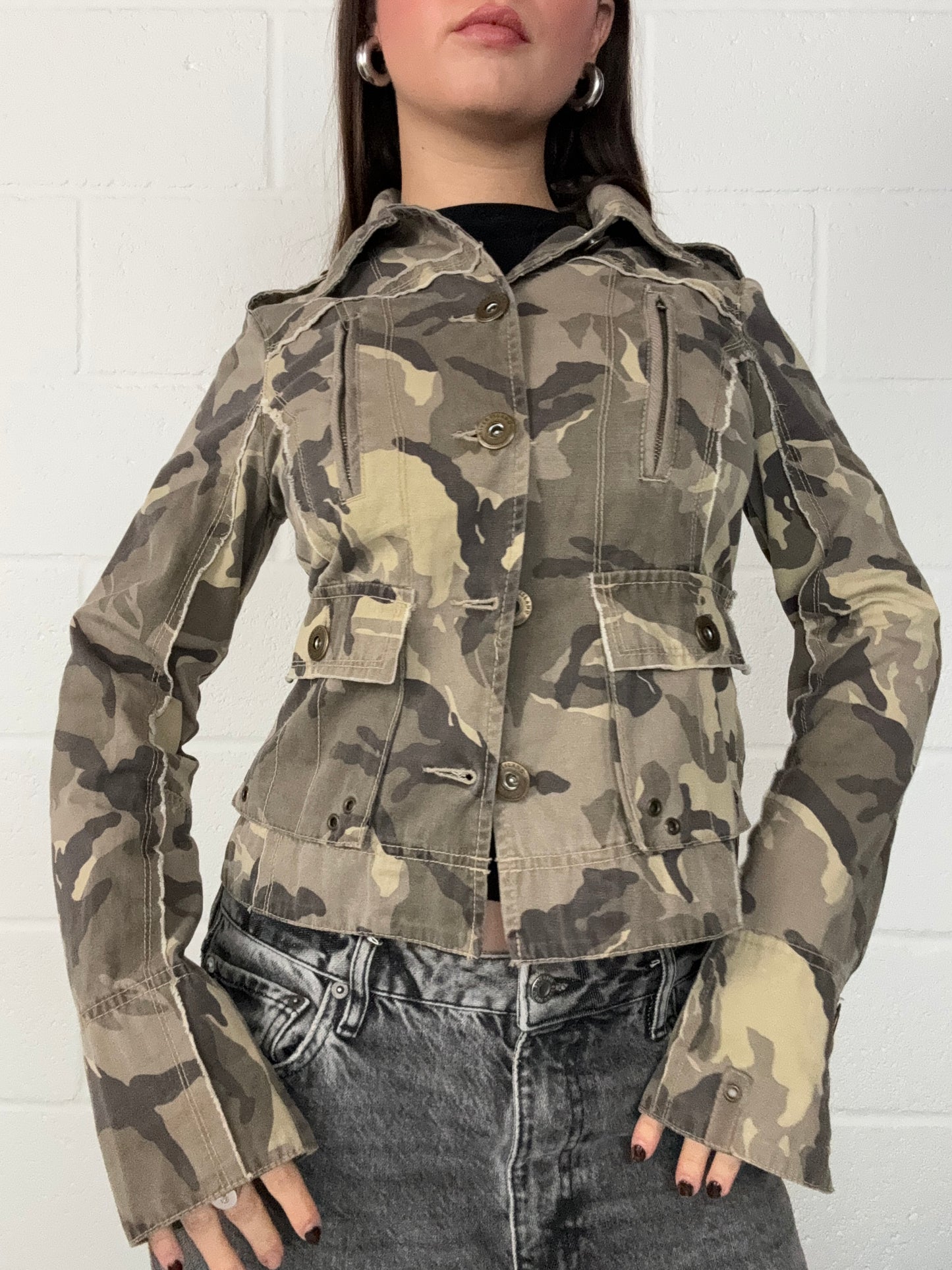 Camo Y2K Jacket (UK10)