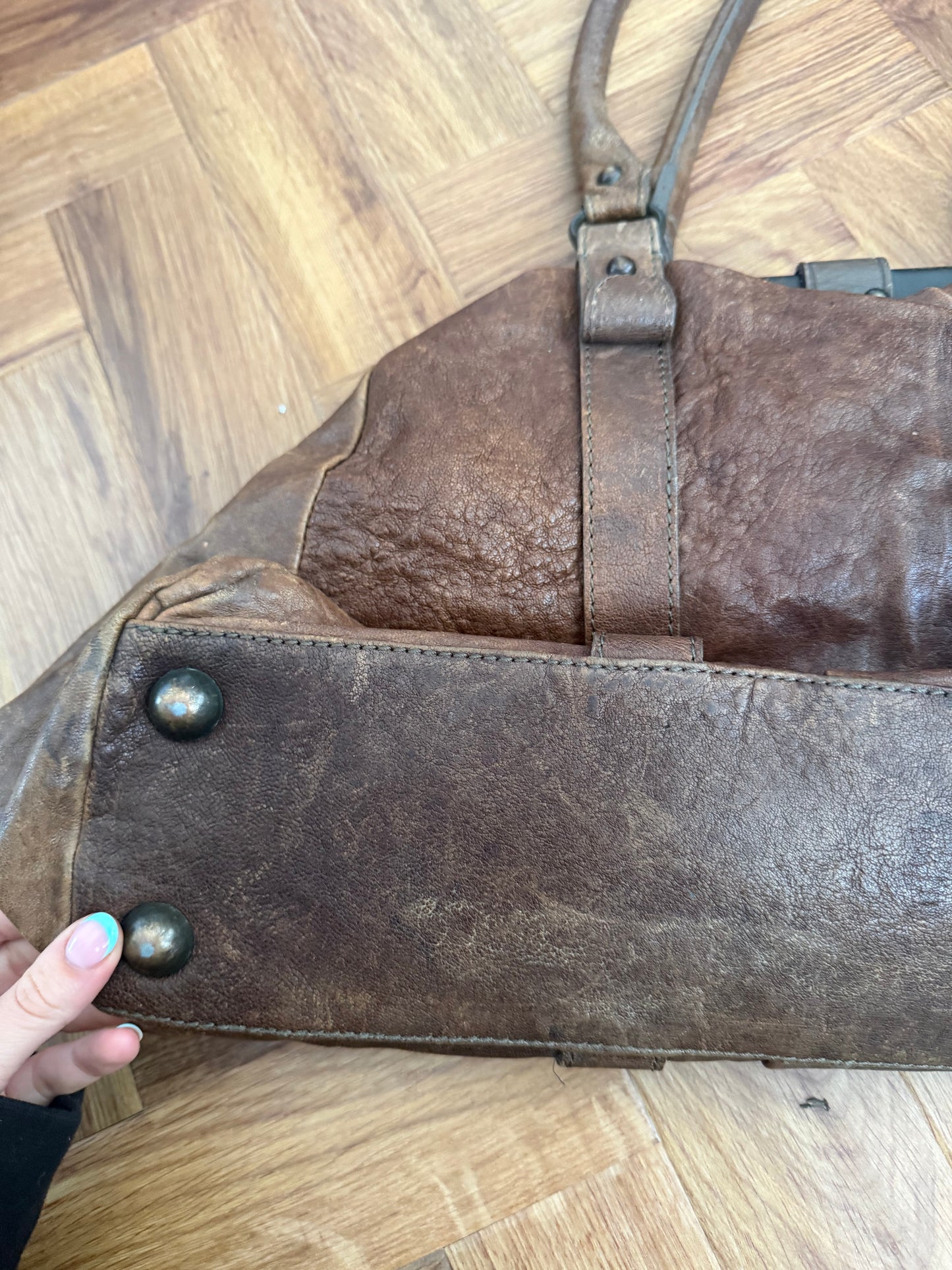 Allsaints Leather Nocturne Bag