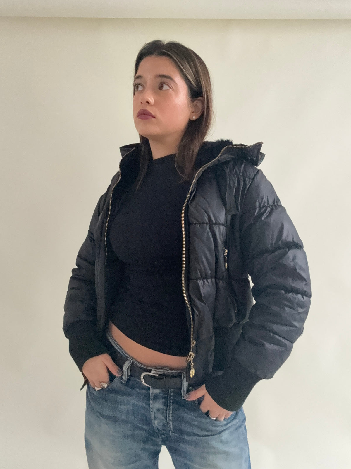 Y2K Puffer Jacket (S)