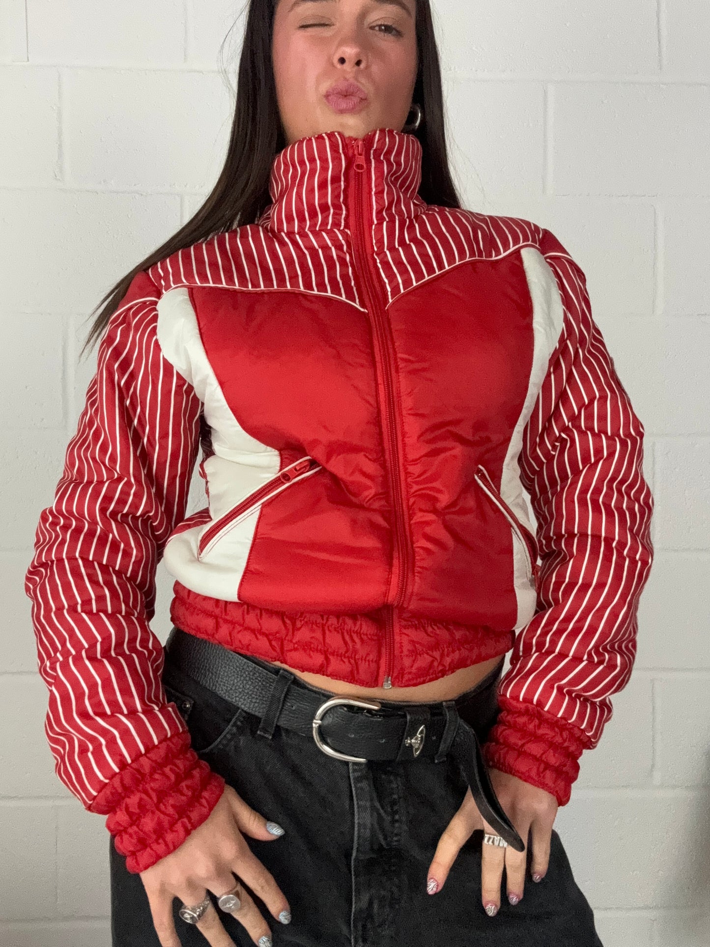 Red Puffer Jacket