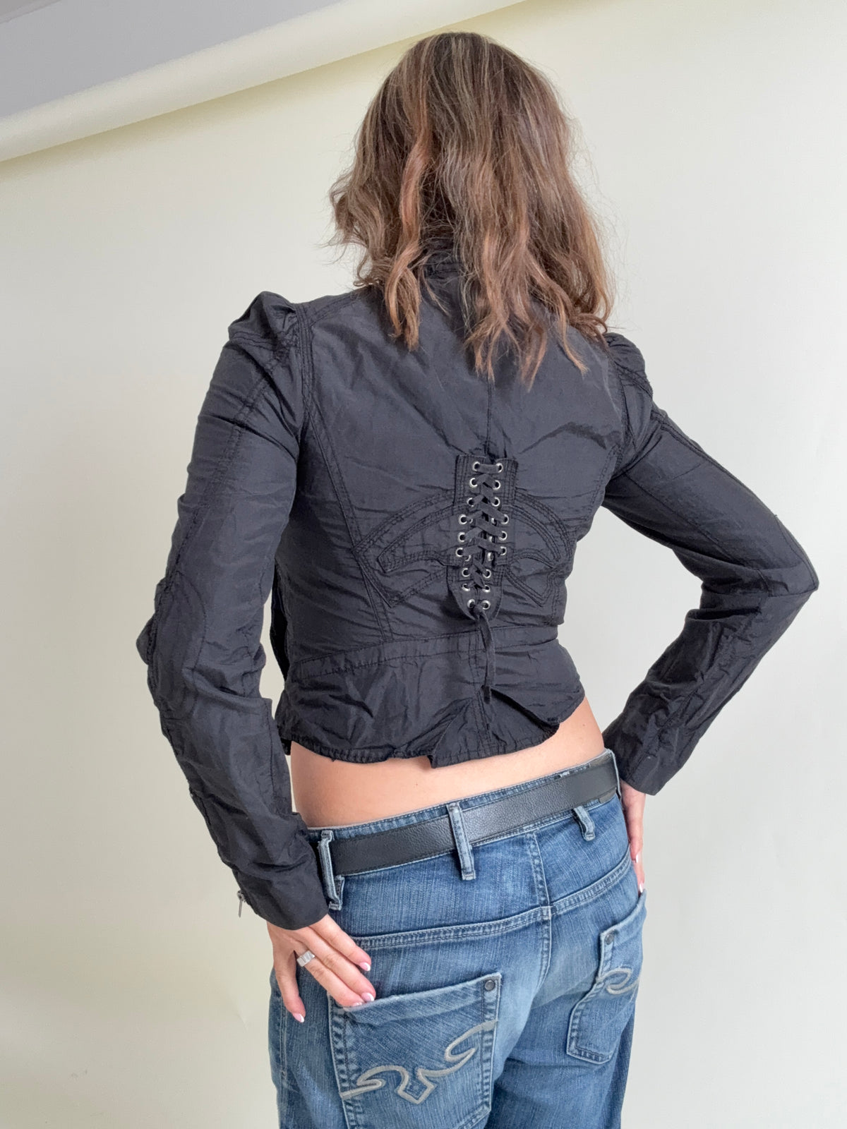 Asymmetric Corset Utility Jacket (UK10)