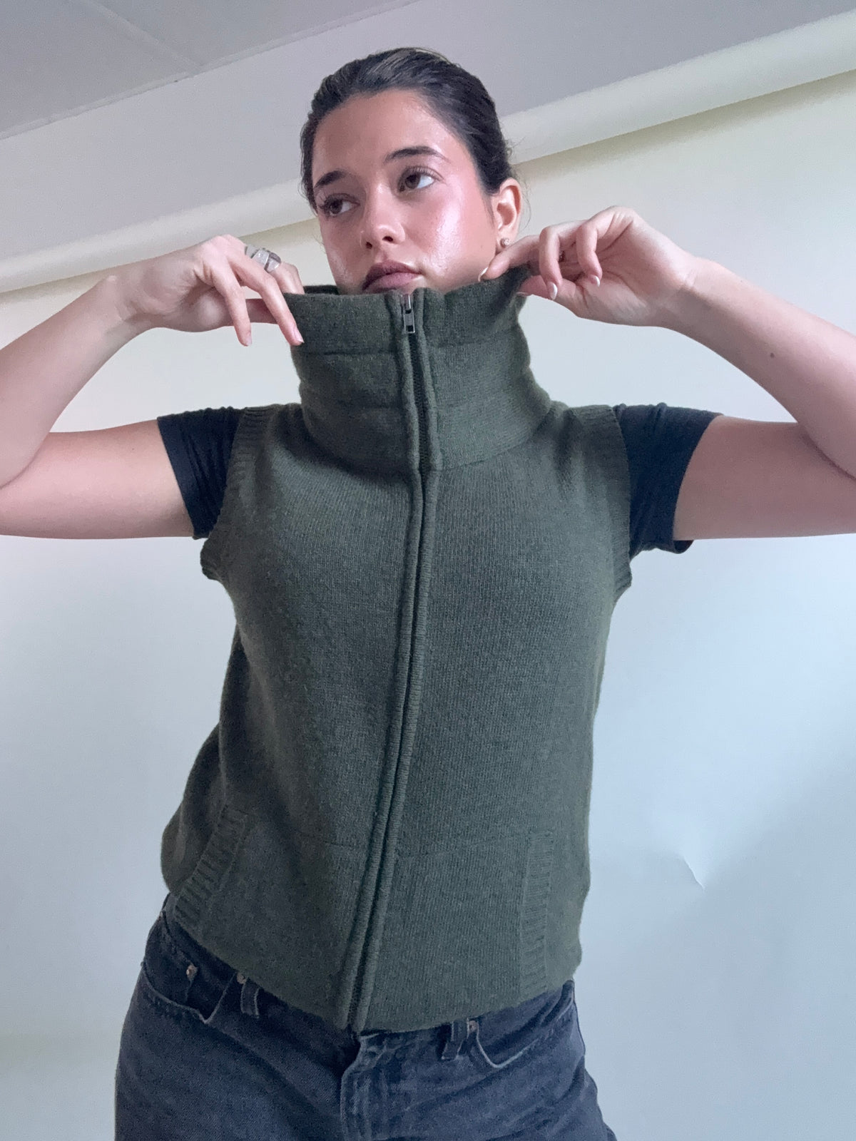 Diesel Wool Zip Gilet (M)