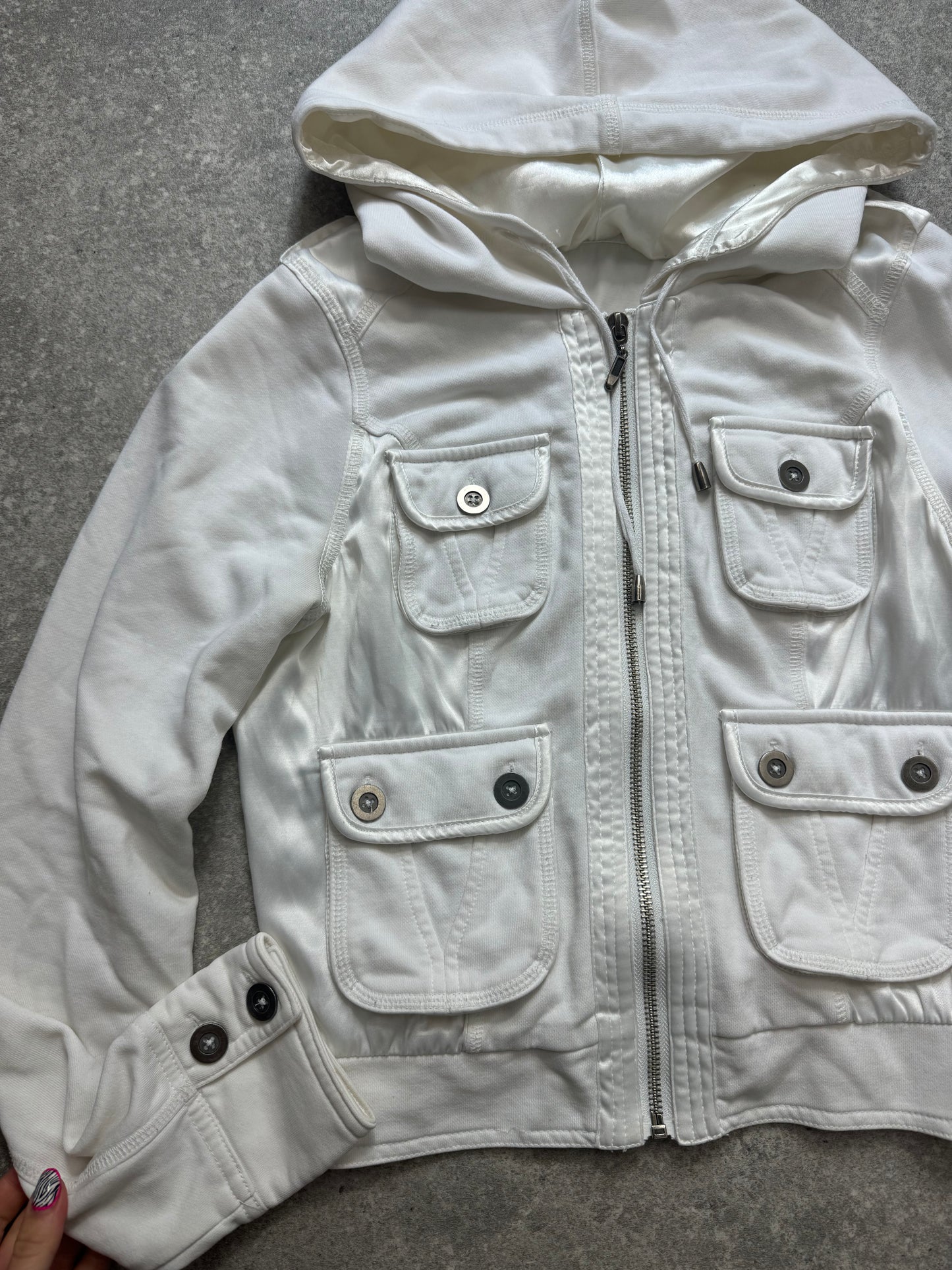 Jane Norman Cargo Zip Hoodie