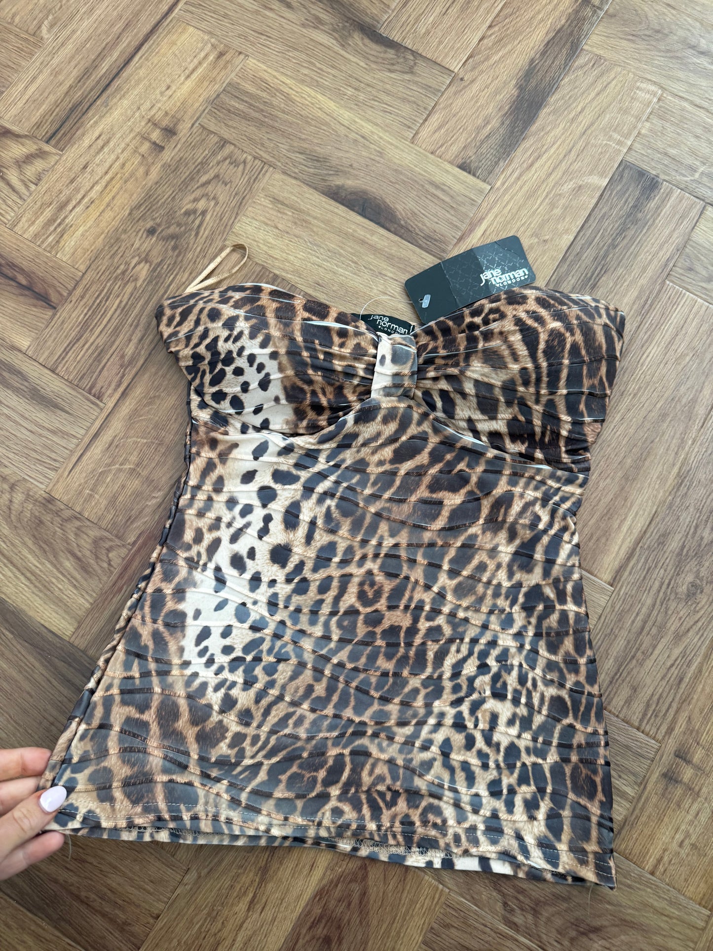 Jane Norman Leopard Bandeau (UK10)