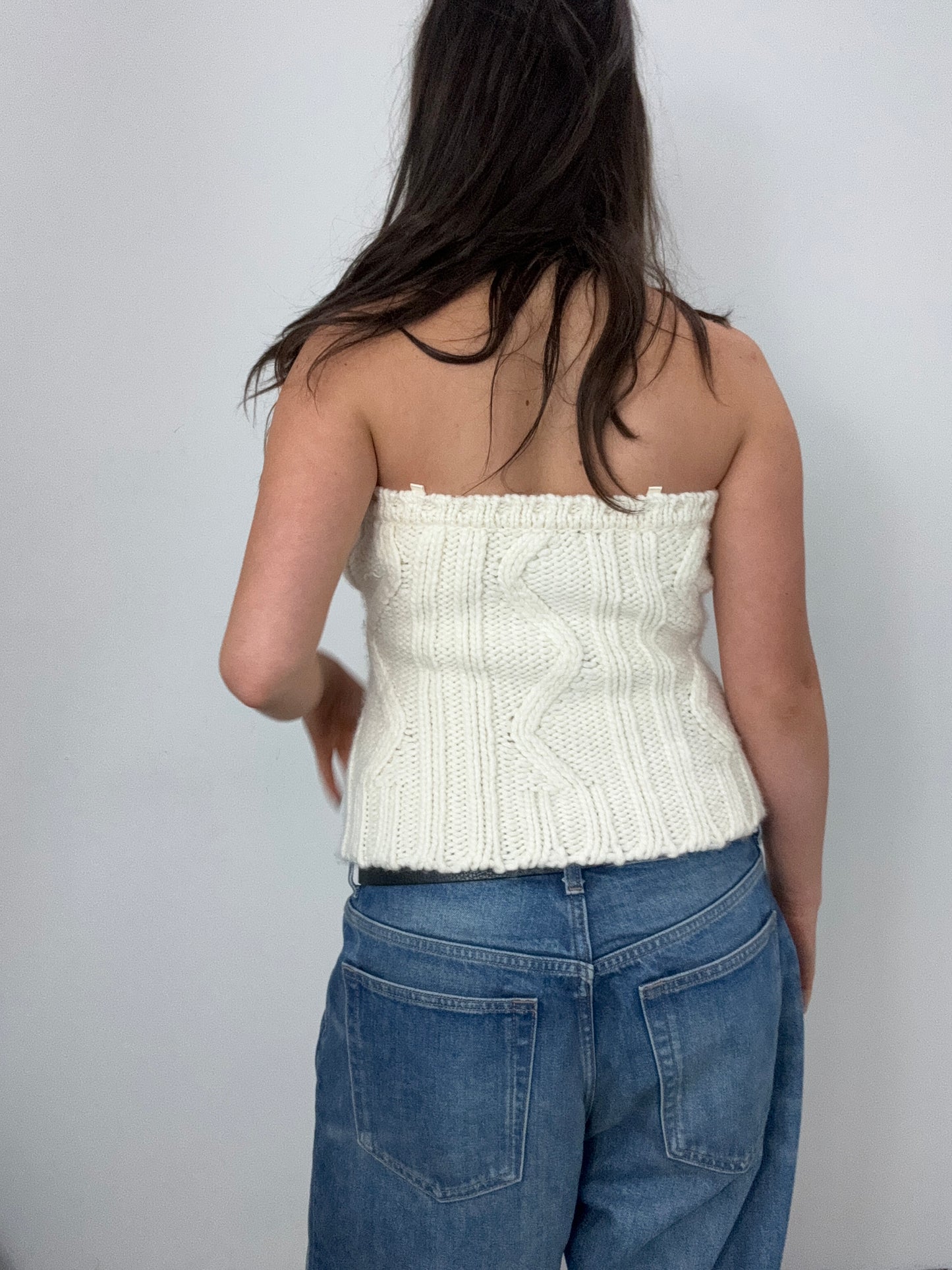 Miss Sixty Wool Corset Top