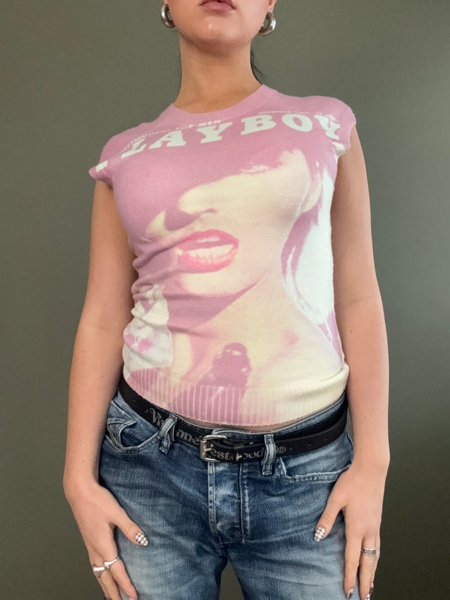 Playboy Knit Top (UK8)