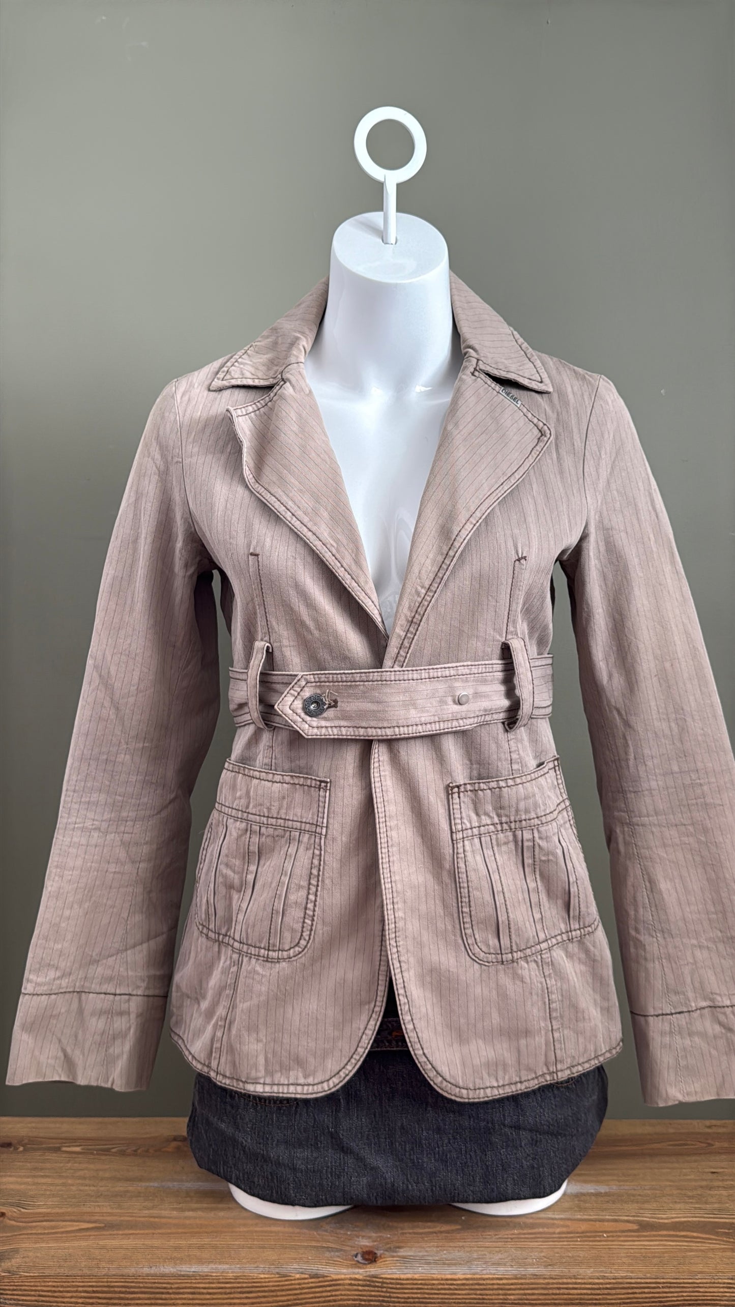Diesel Pinstripe Blazer Jacket (M)