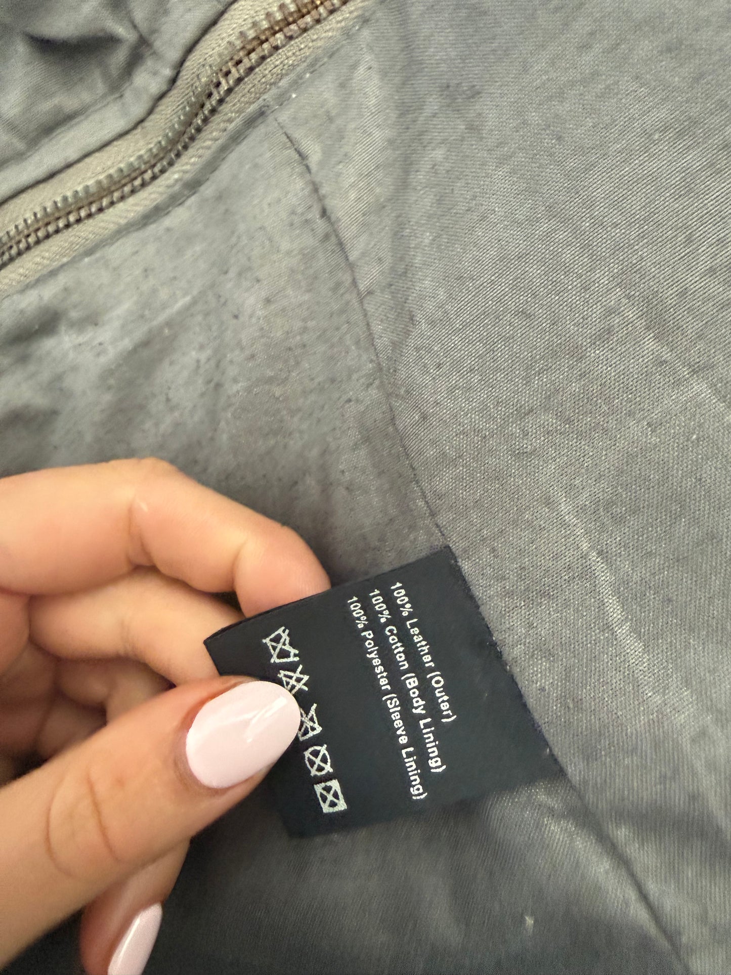Allsaints 2 in 1 Leather Jacket (UK10)