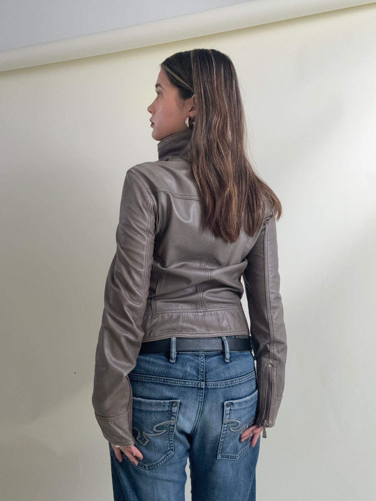 Ted Baker Leather Jacket (UK10)