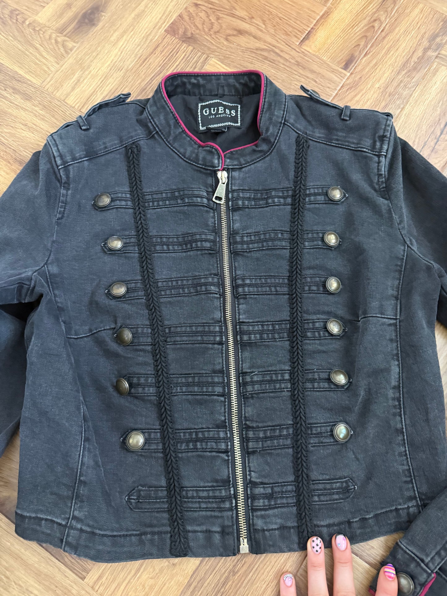 Guess Cropped Military Jacket (M)