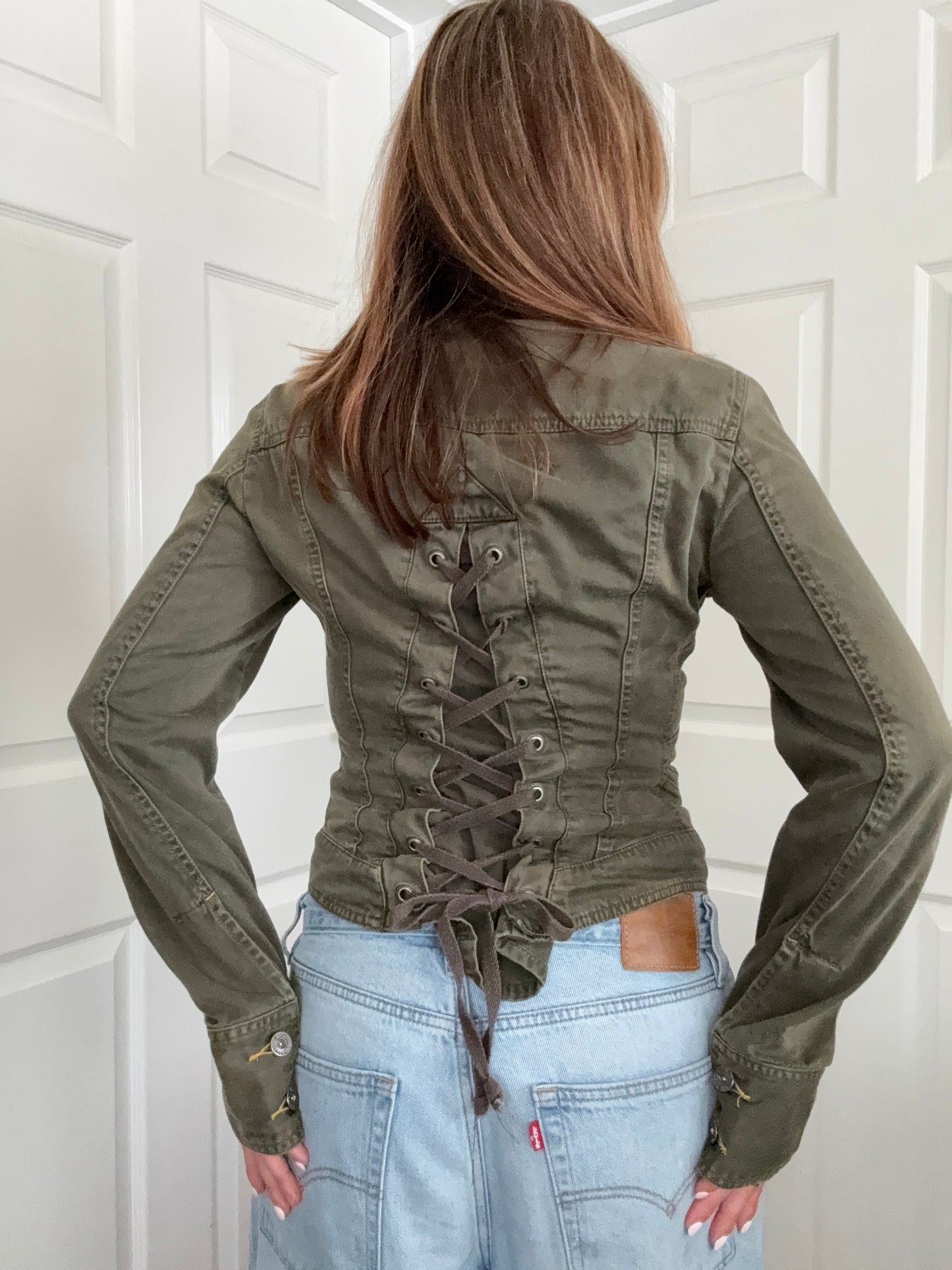 Diesel Khaki Corset Jacket (L)
