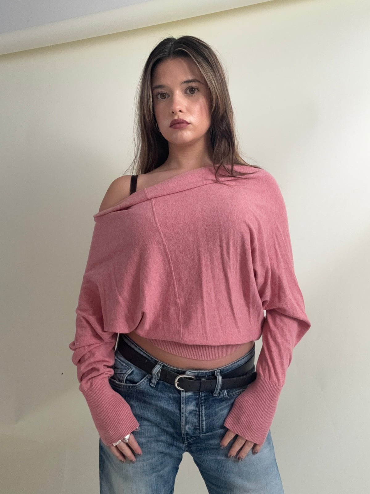 Allsaints Batwing Popper Jumper (UK6)
