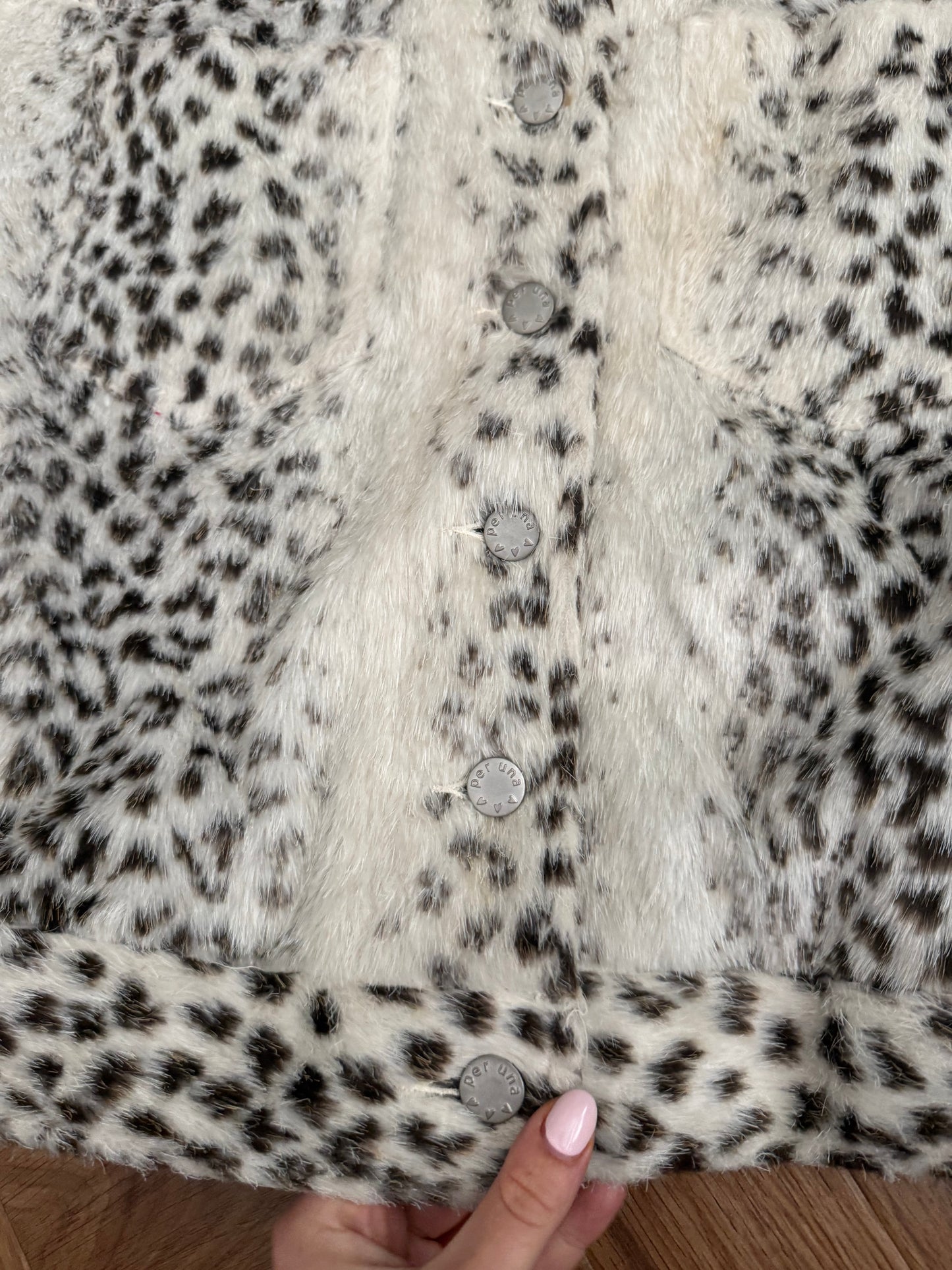 Faux Fur Leopard Jacket (UK14)
