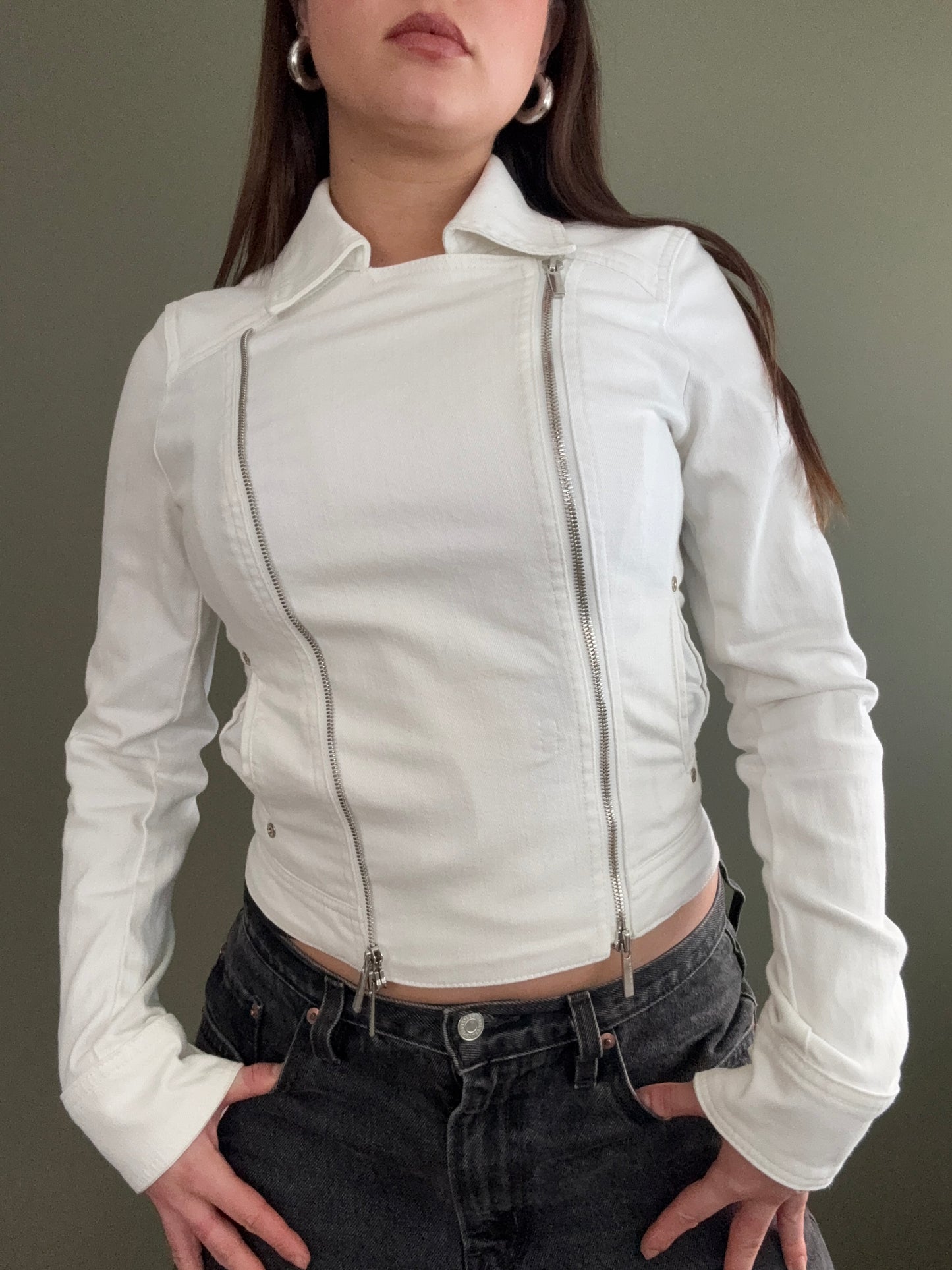 Karen Millen Fitted Biker Jacket (UK8)