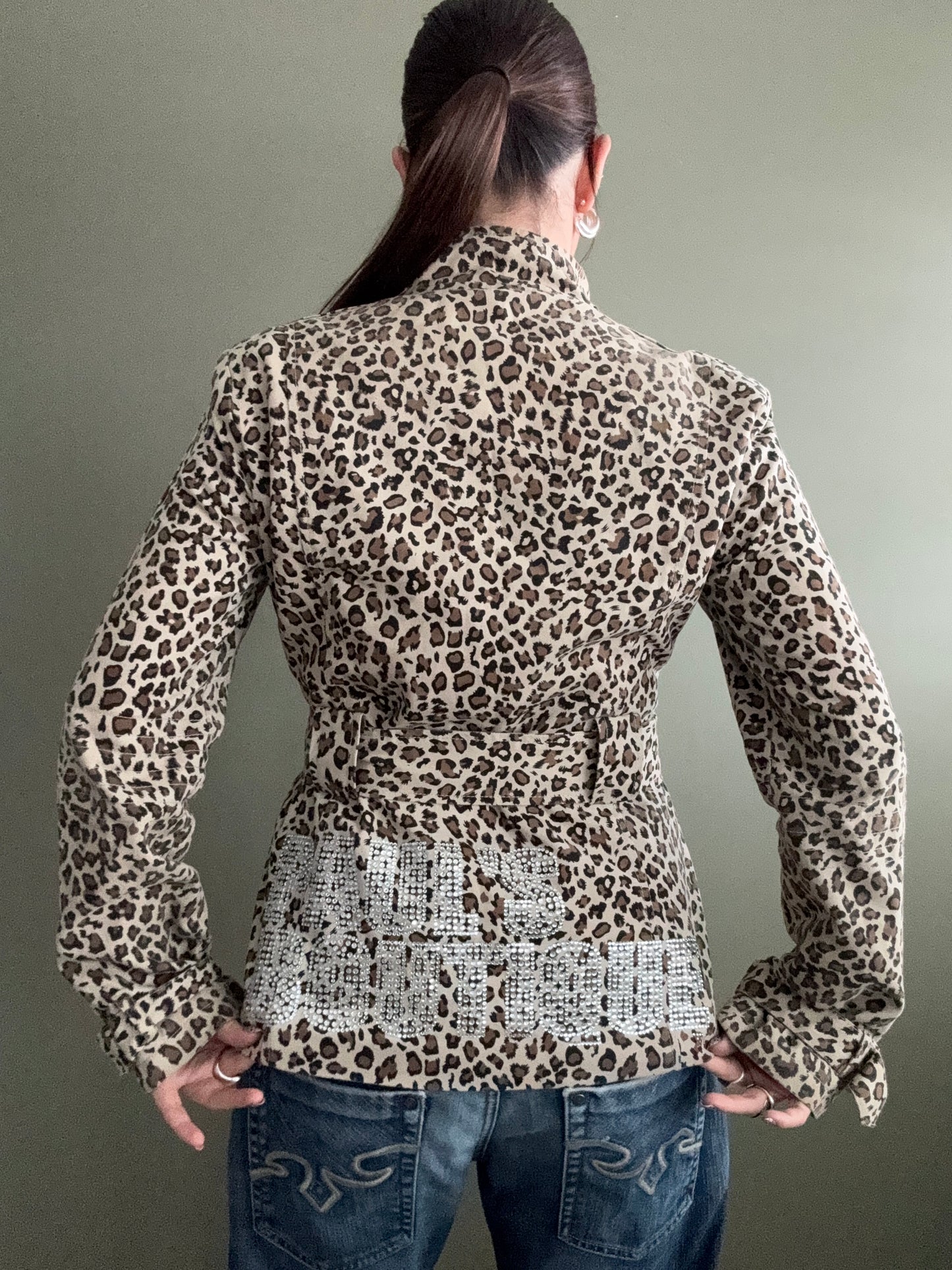 Paul’s Boutique Leopard Jacket (M)