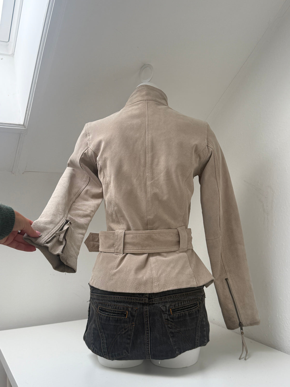 Suede Buckle Jacket (UK10)