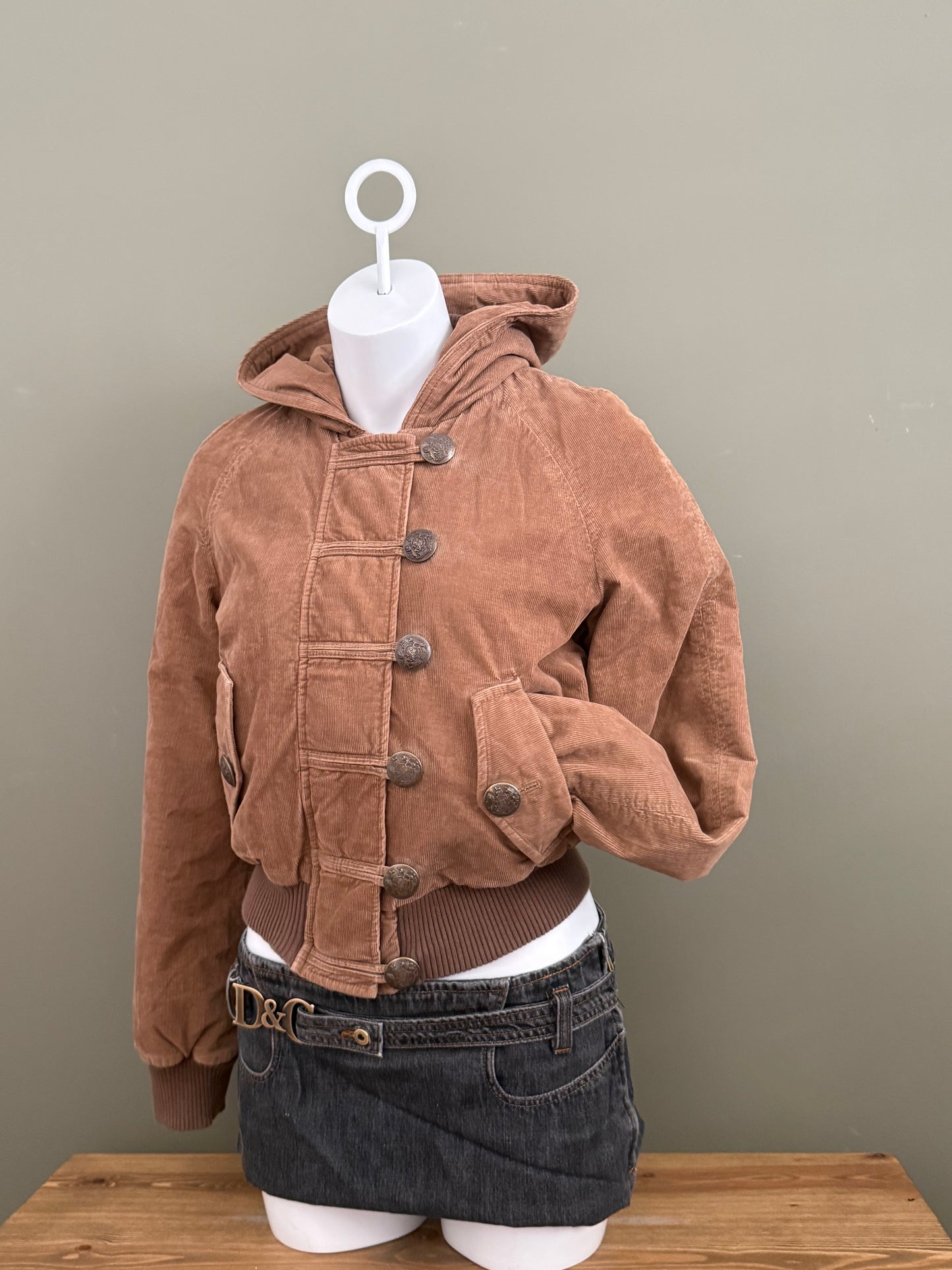 Dolce and Gabbana Corduroy Bomber Jacket (S)