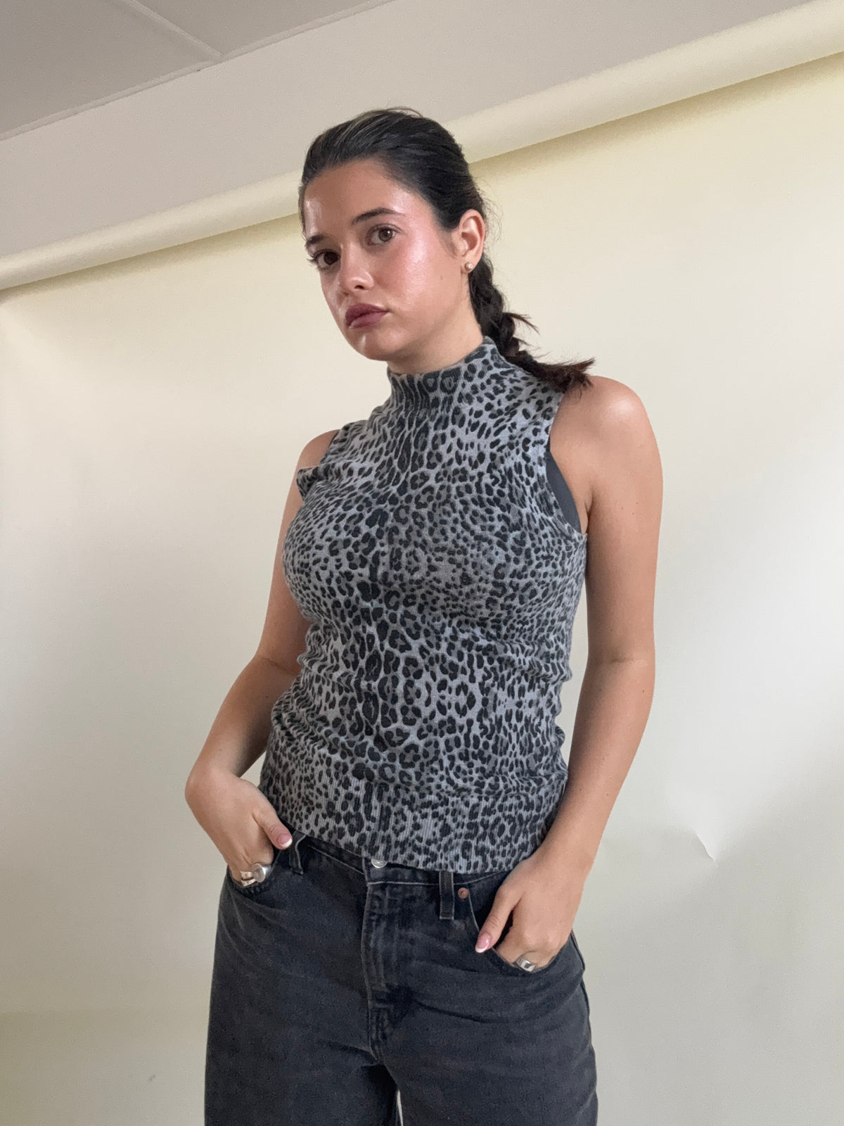 Karen Millen Leopard Top (XS)