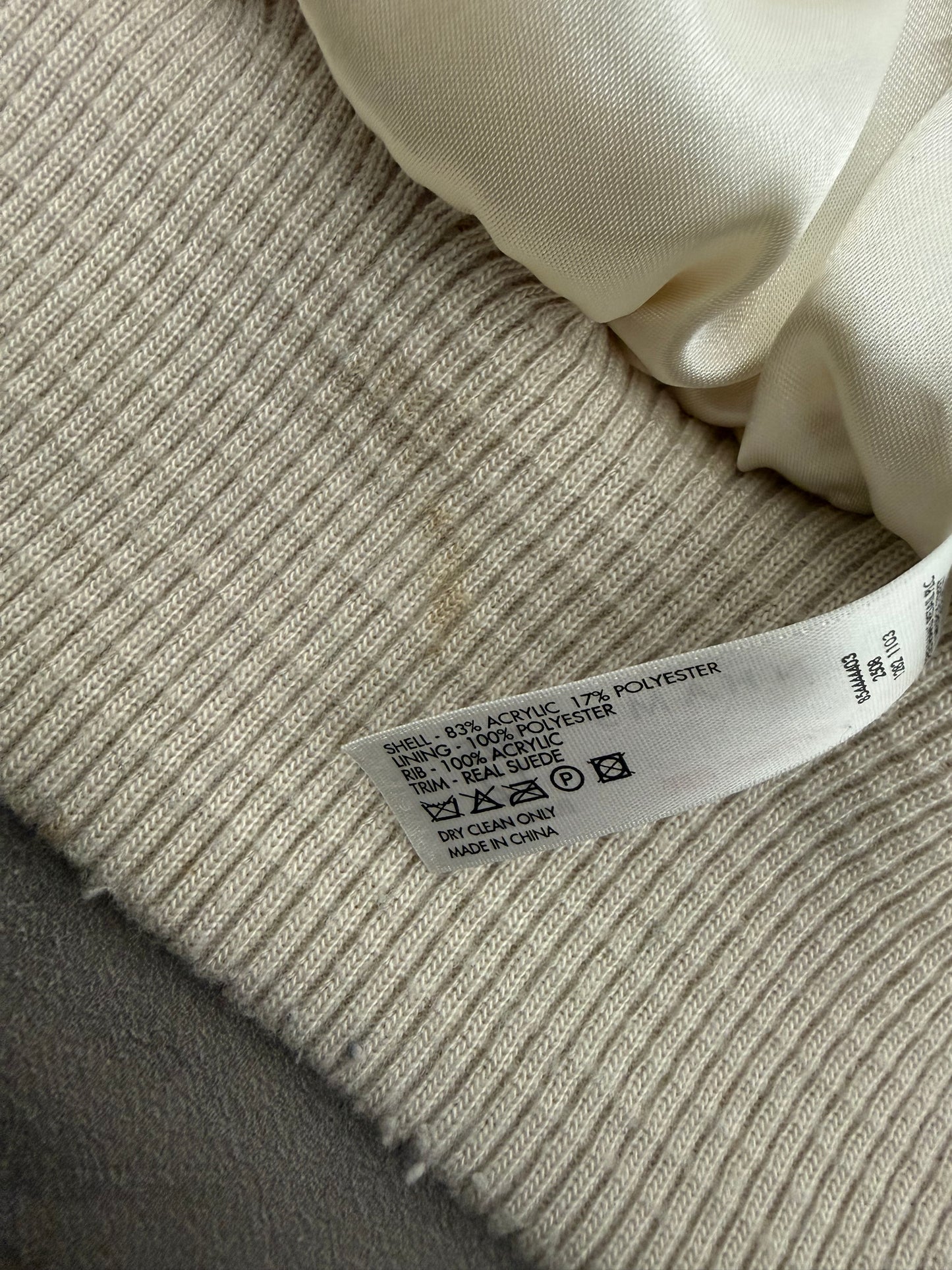 Faux Fur Bomber Jacket (UK12)