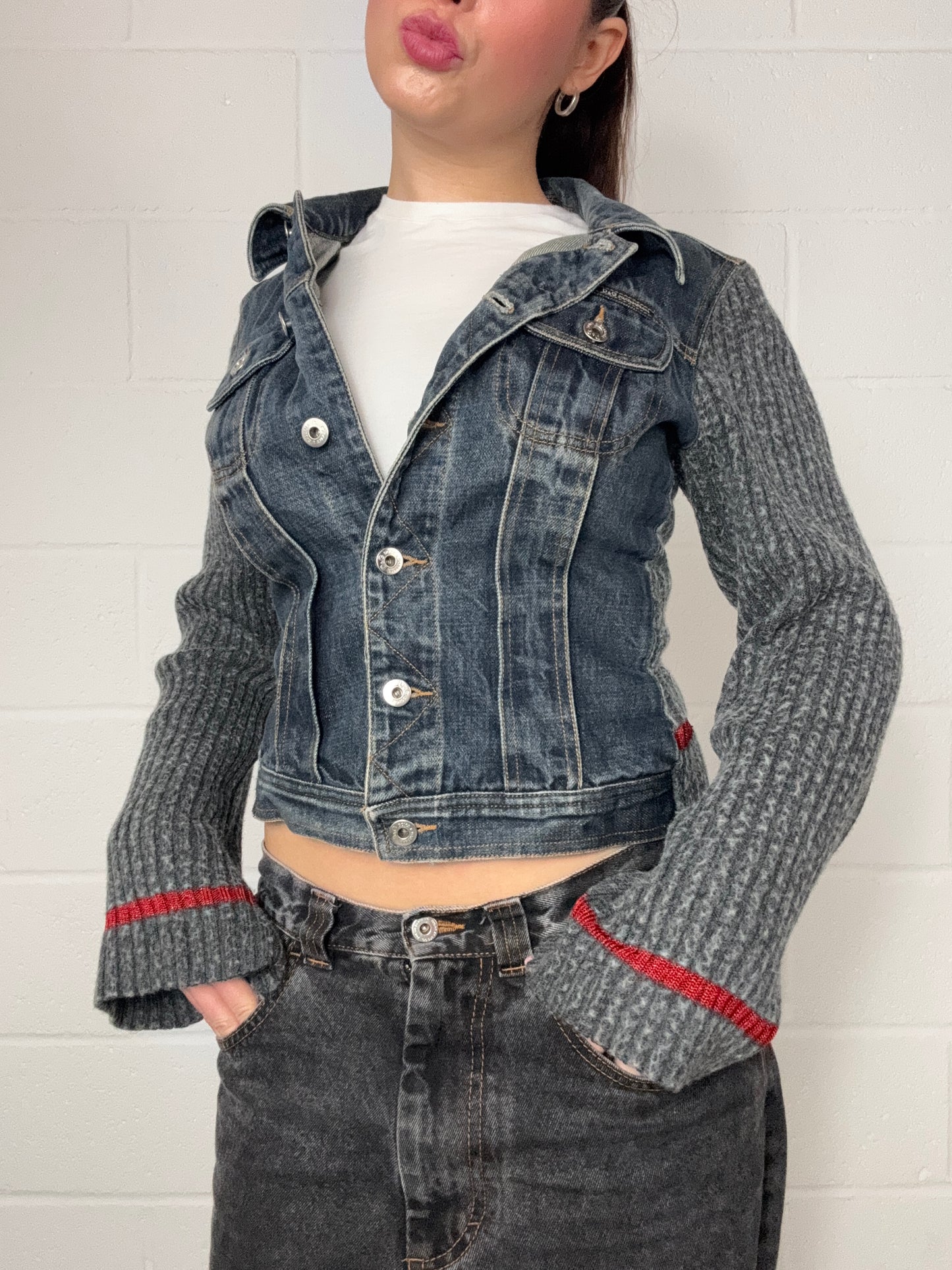 D&G Denim Knit Jacket (XS)