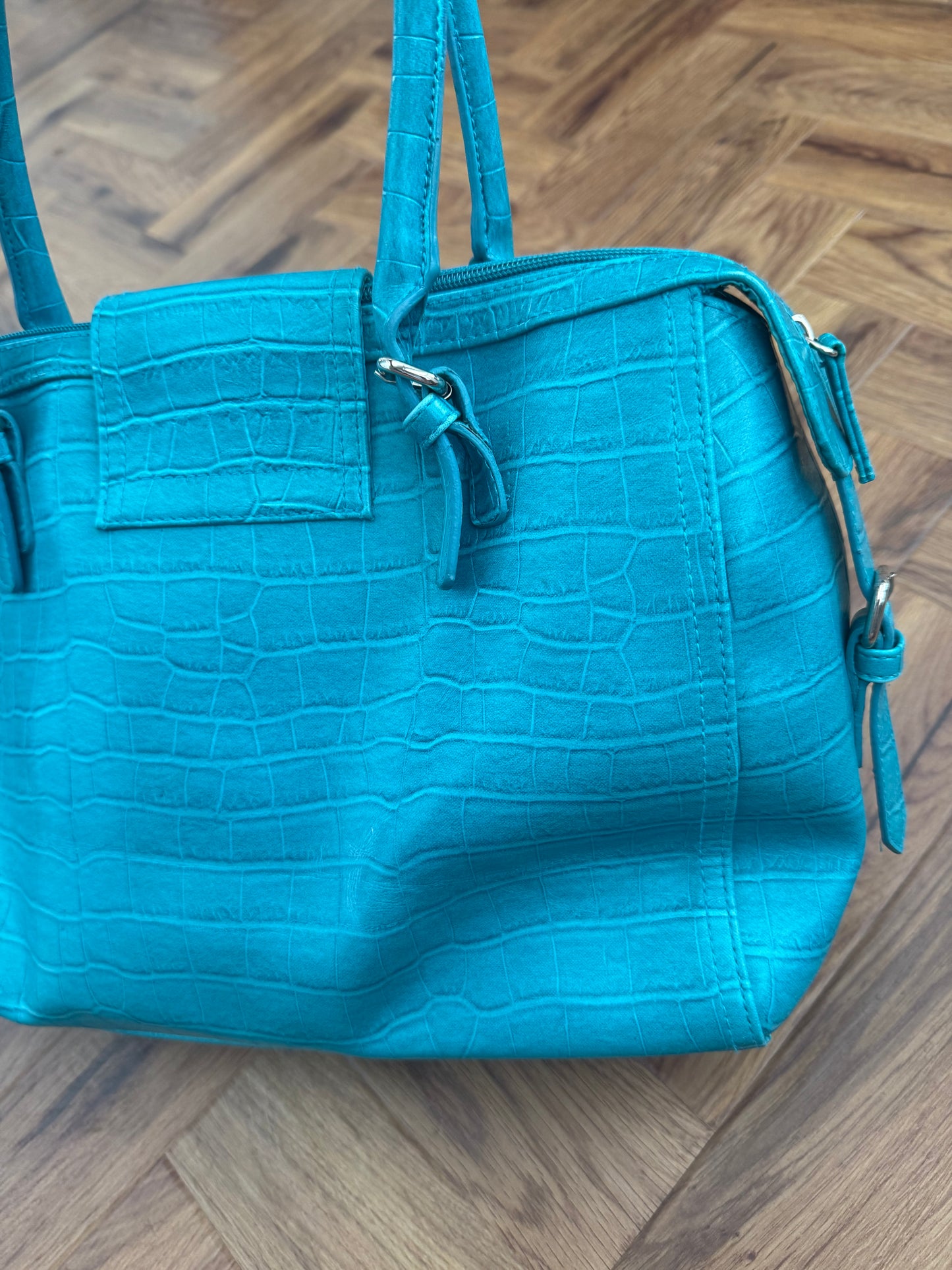 Jane Norman Turquoise Shoulder Bag