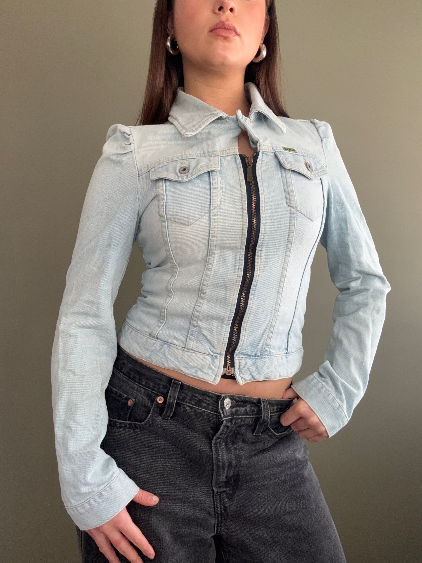 Fitted Diesel Denim Jacket (S)