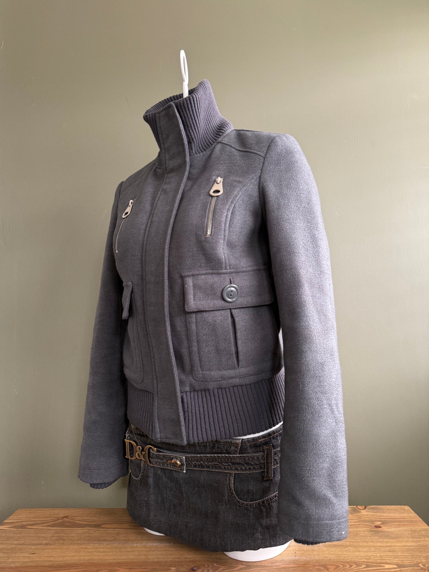 Grey Cargo Jacket (S)