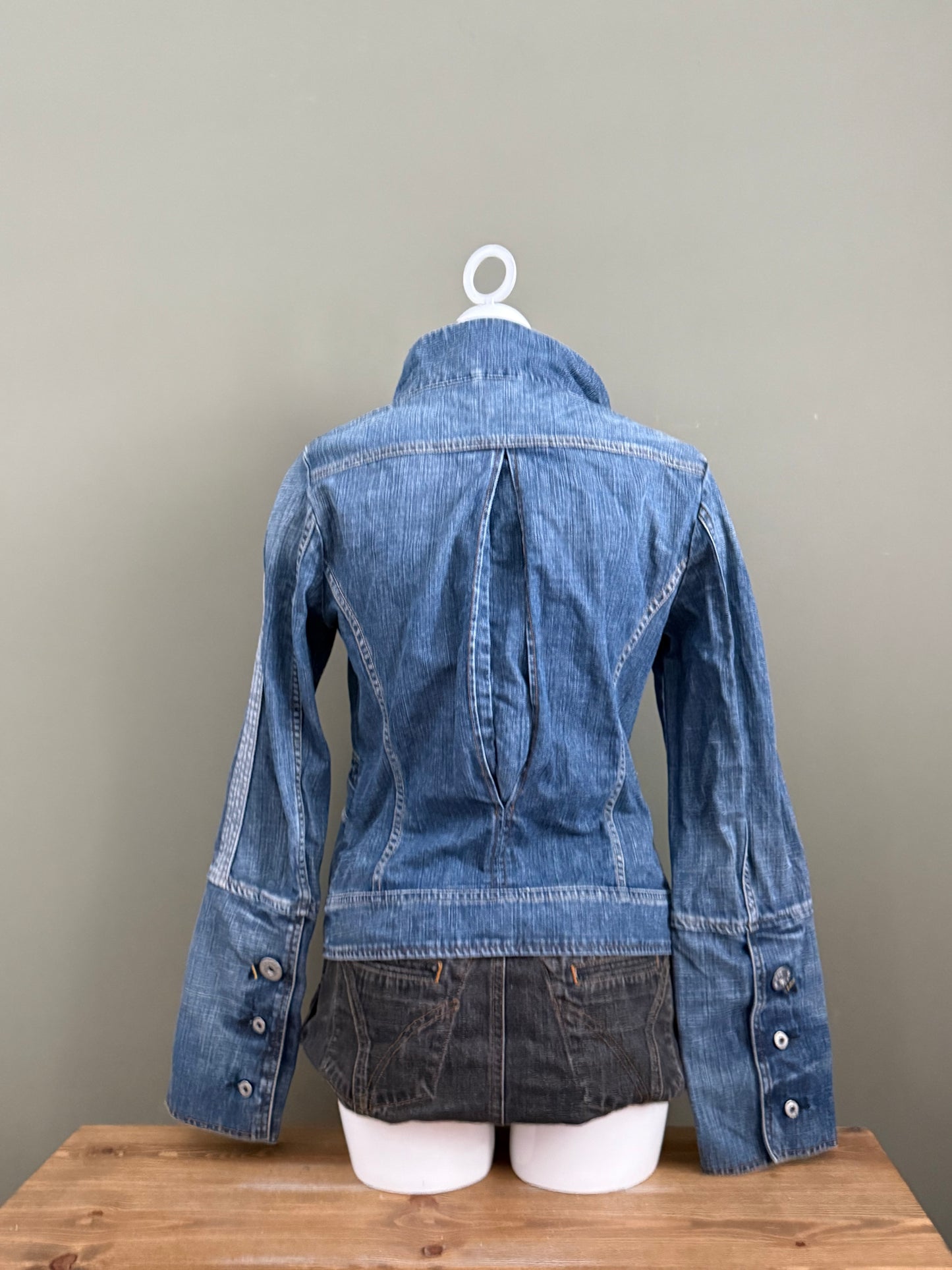 Diesel Asymmetric Denim Jacket (L)
