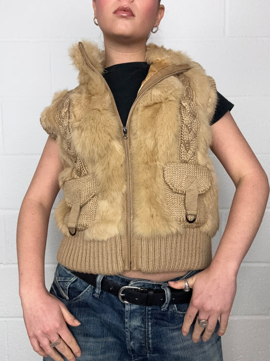 Faux Fur Gilet (M)