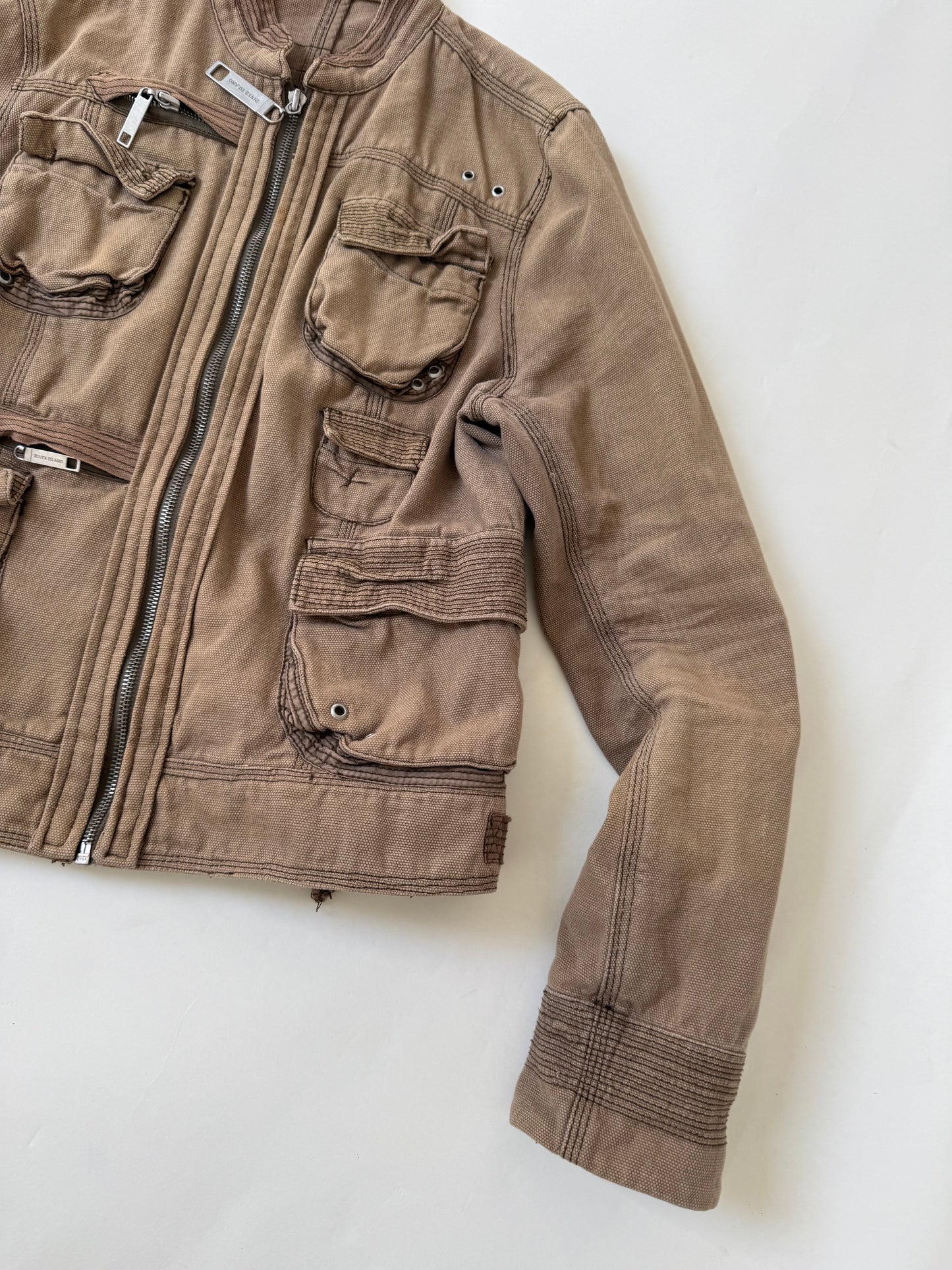 Cargo Embroidered Jacket (UK14)