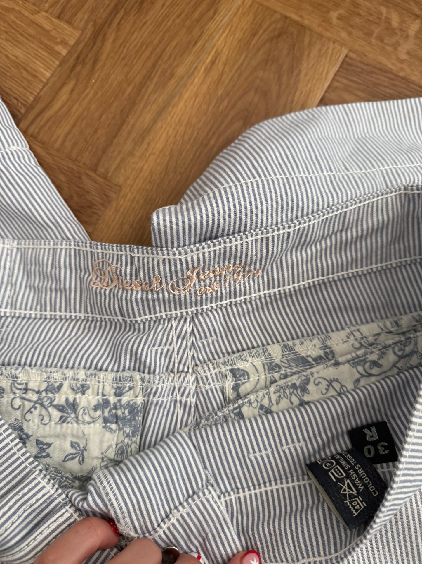 Diesel Cotton Pinstripe Trouser (30R)