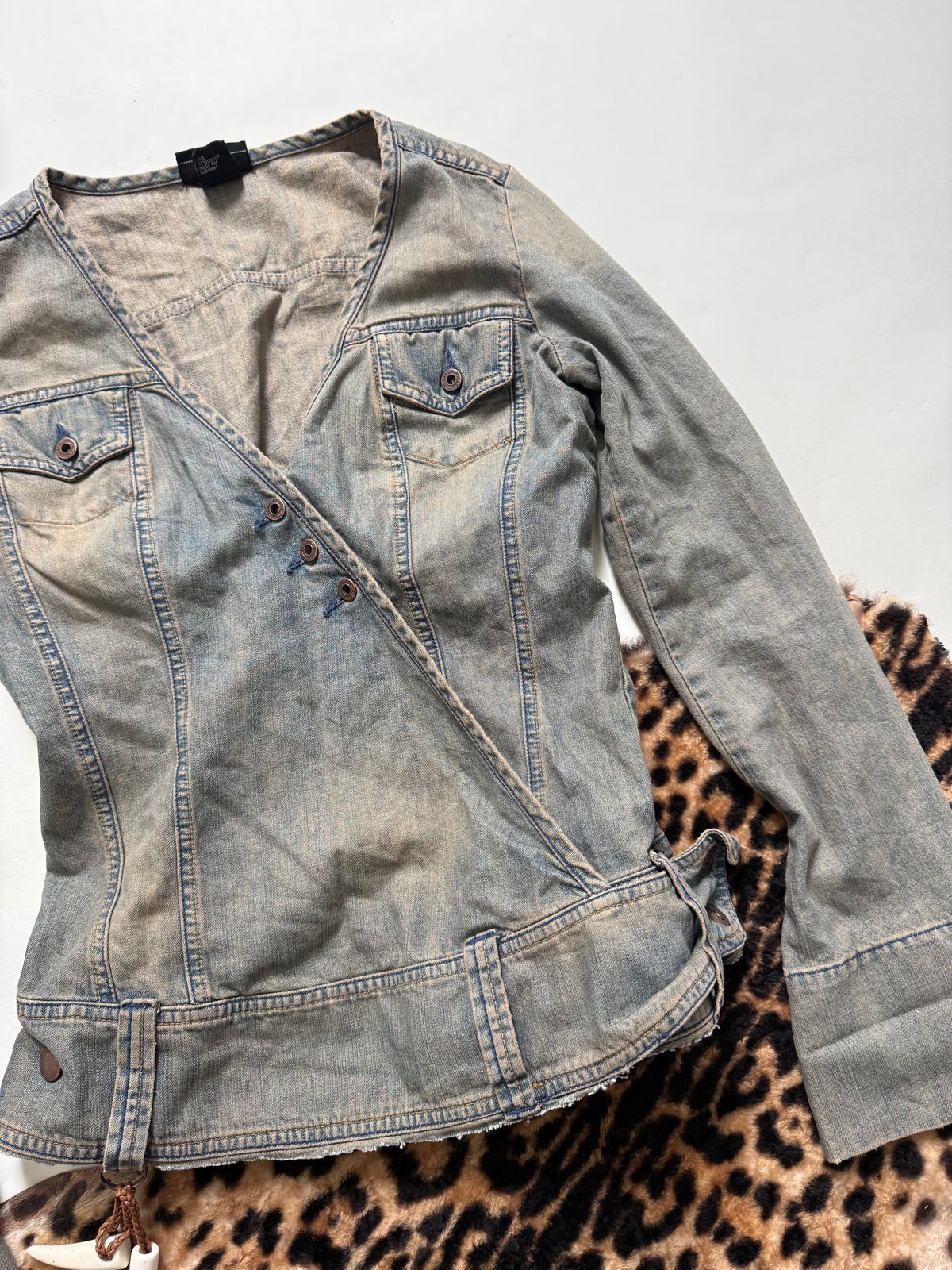 Diesel Denim Wrap Top (S)