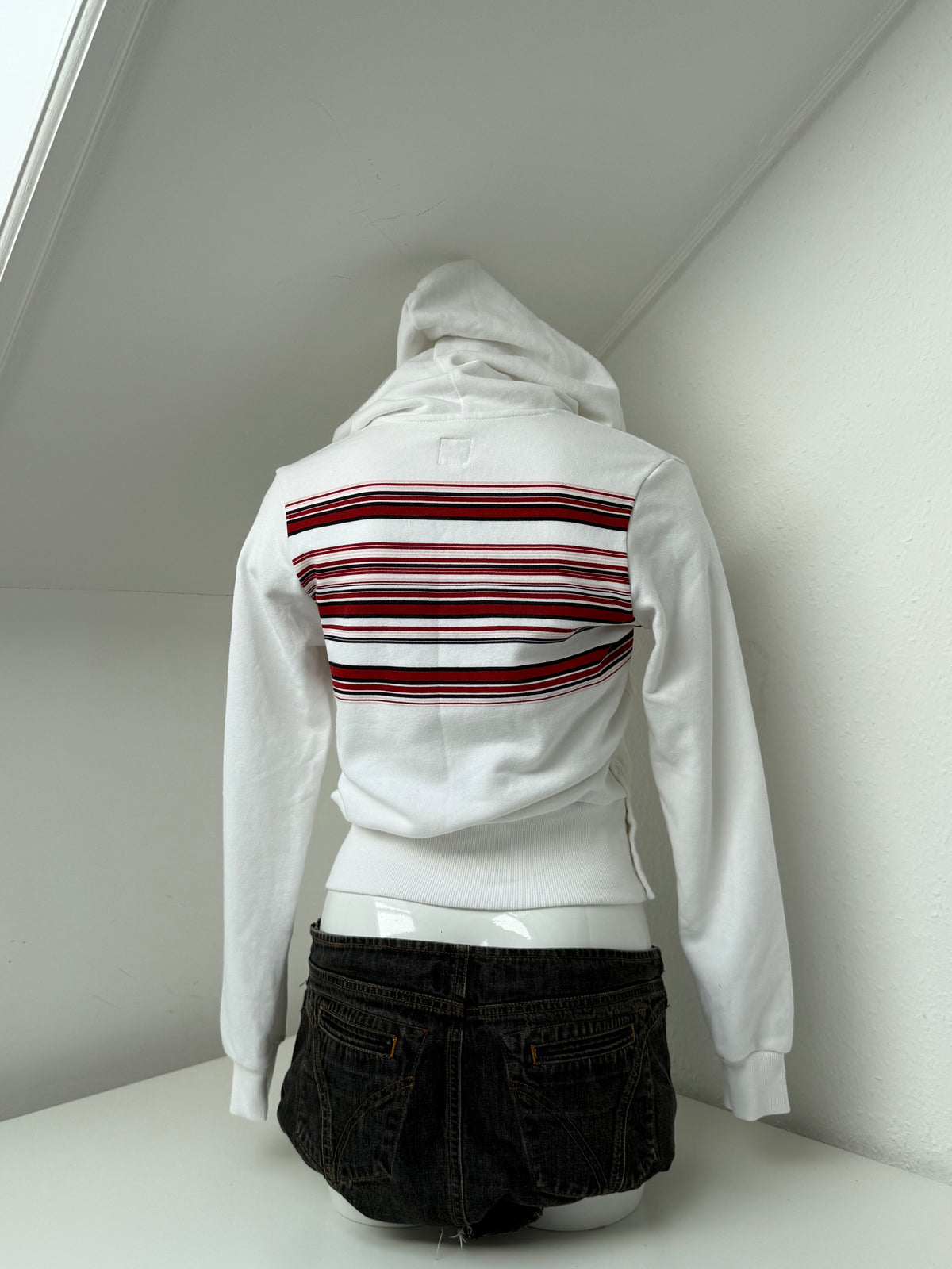Vintage Adidas V-Neck Hoodie (UK10)