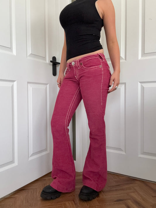 True Religion Pink Corduroy Trouser (27)
