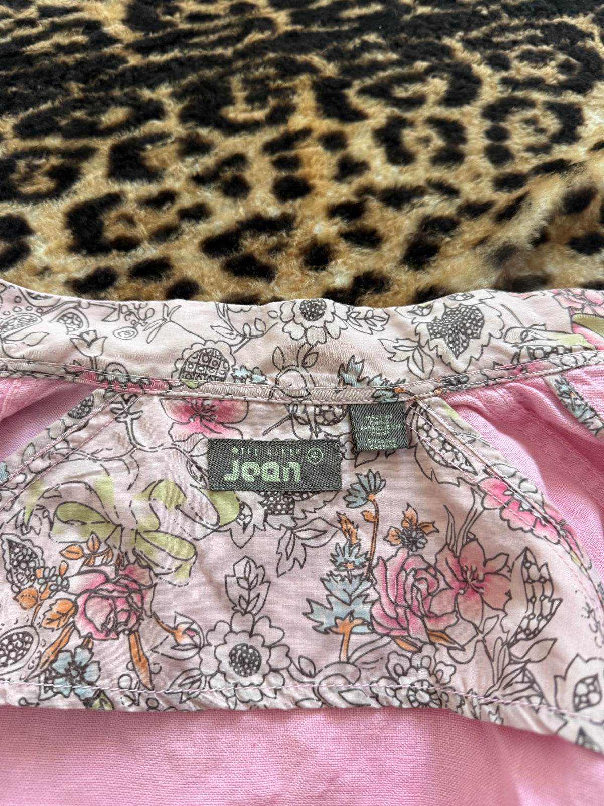 Ted Baker Pink Linen Jacket (UK8)