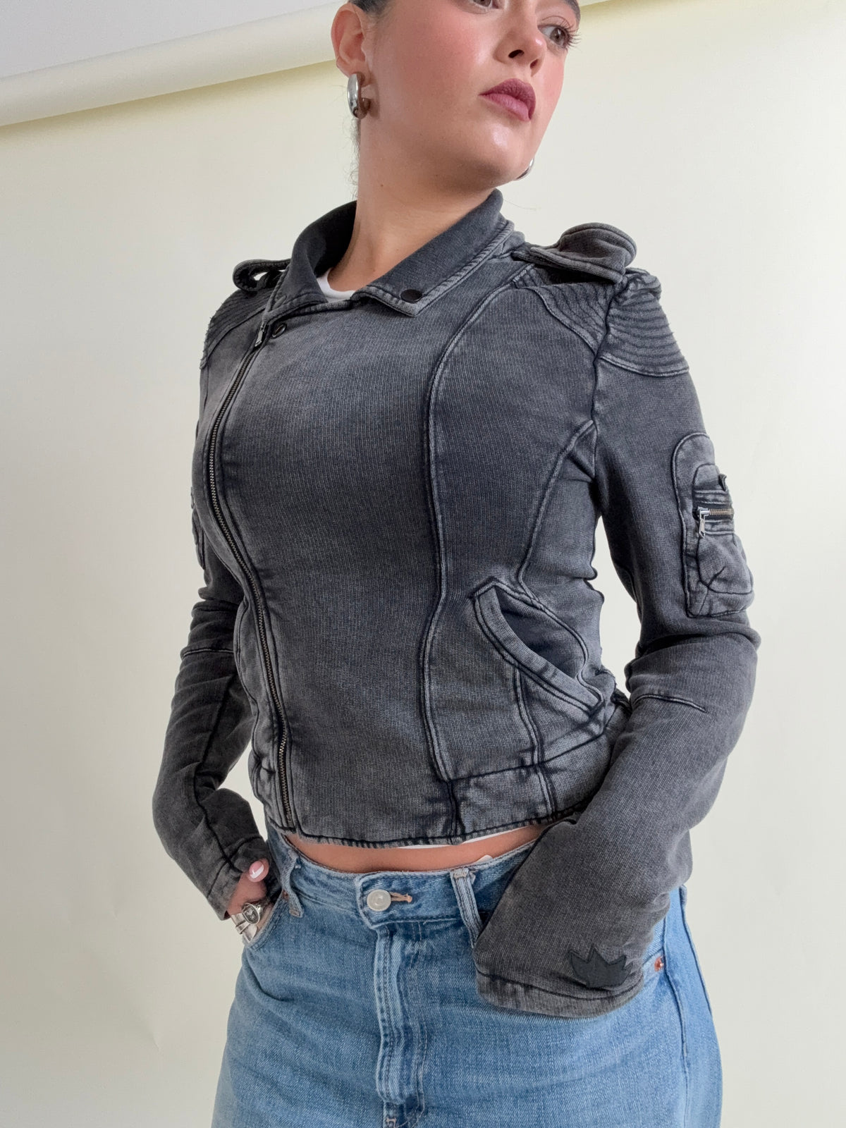 Diesel Cotton Biker Jacket (S)