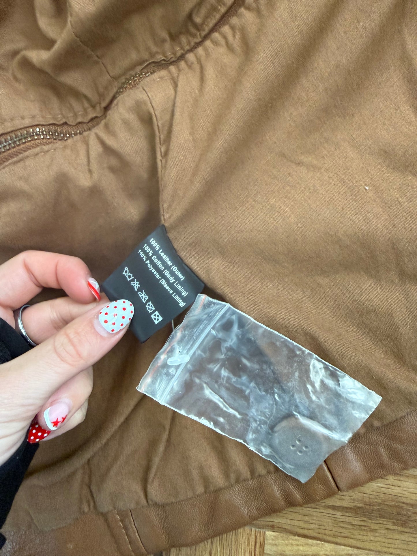 Allsaints Leather 2 in 1 Jacket (UK10)