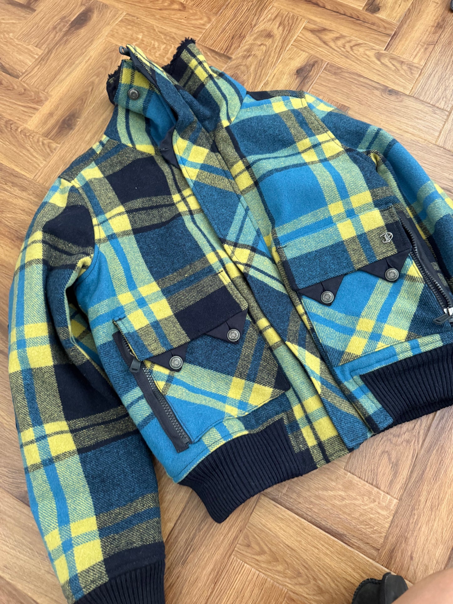 Diesel Tartan Wool Jacket (S)