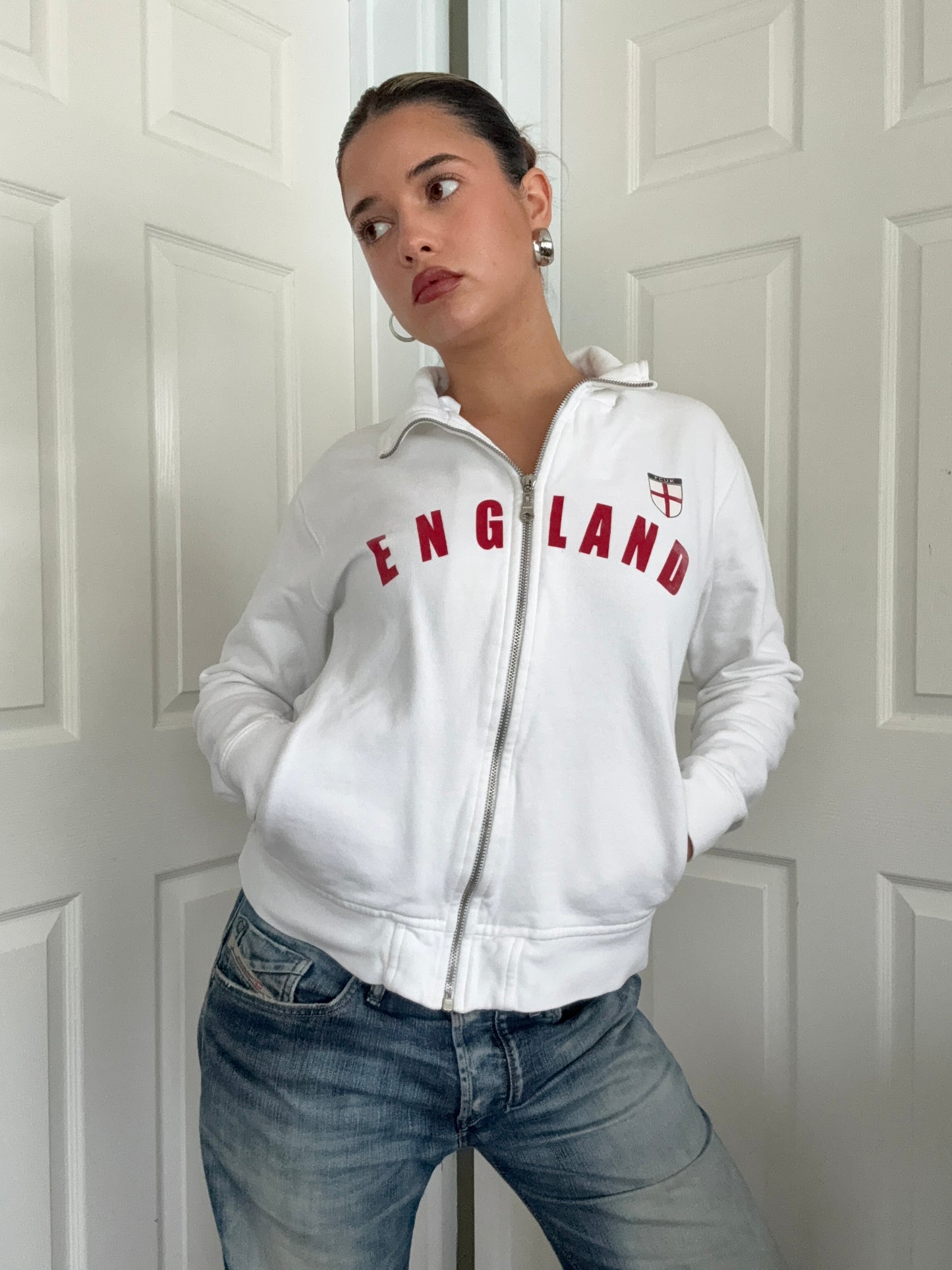 French Connection England Zip Jumper (M)