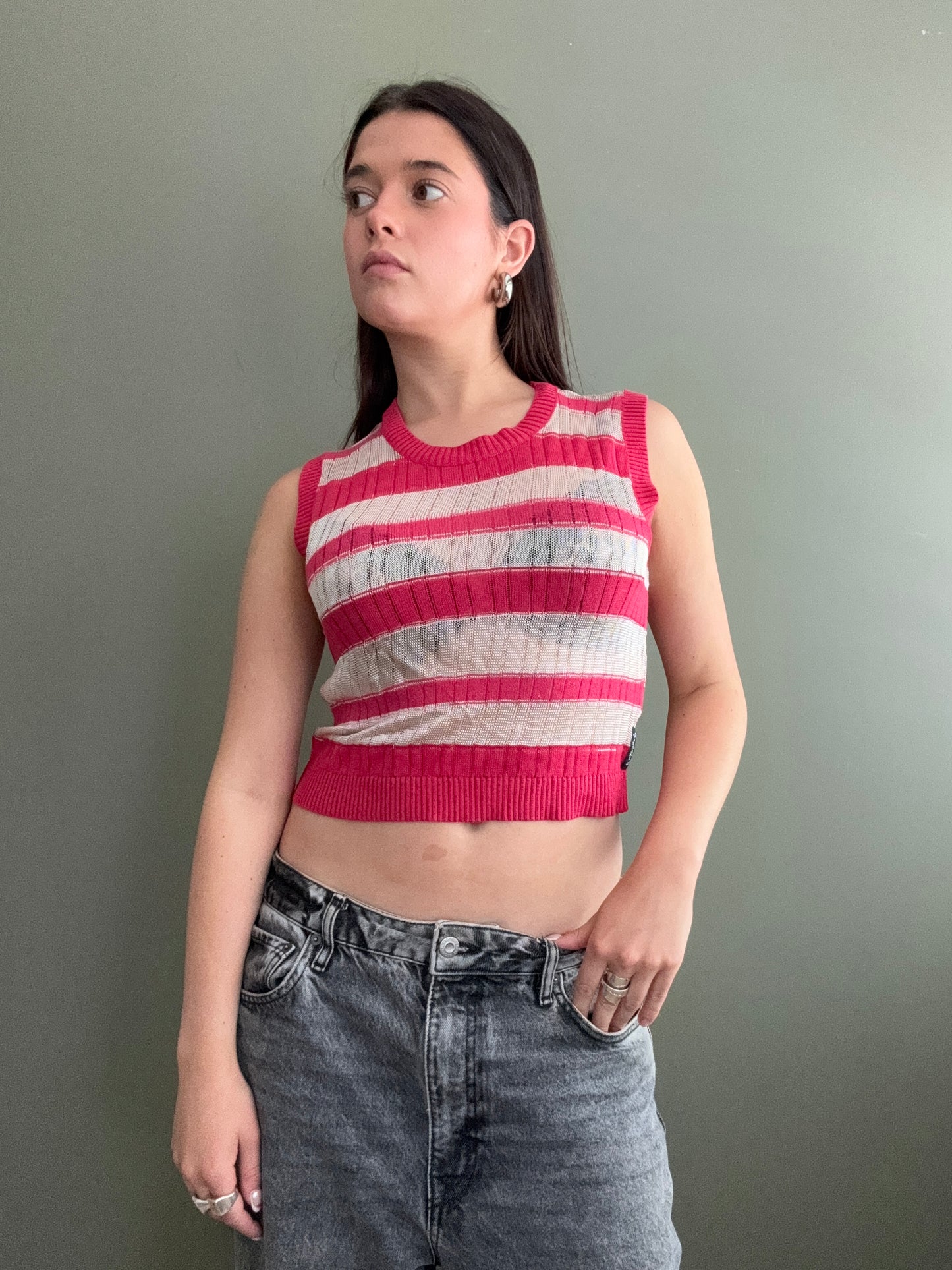 Striped Armani Top (UK12)