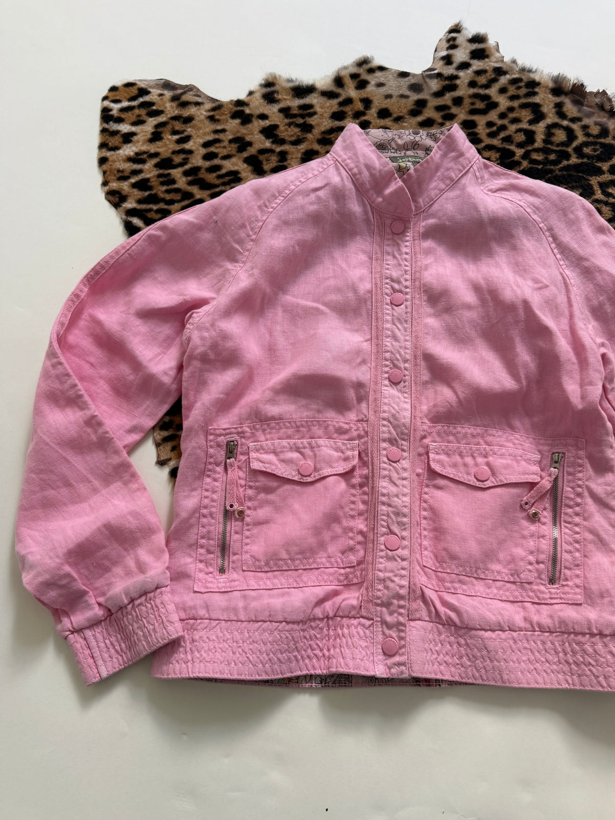 Ted Baker Pink Linen Jacket (UK8)